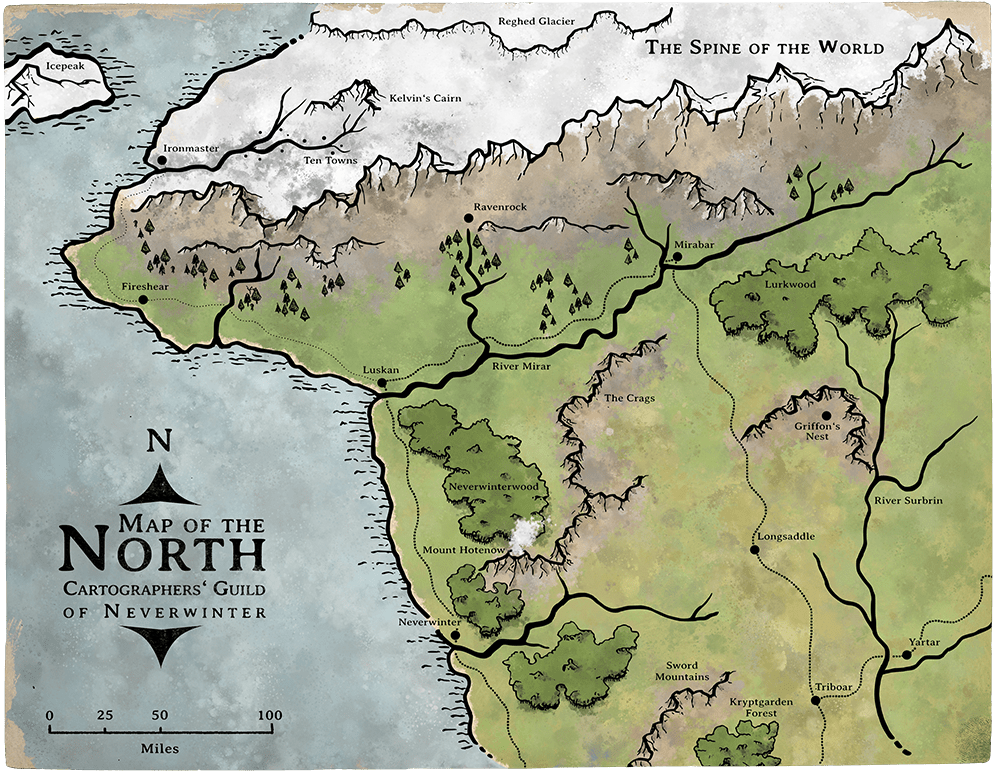 Dnd 5e Sword Coast Map