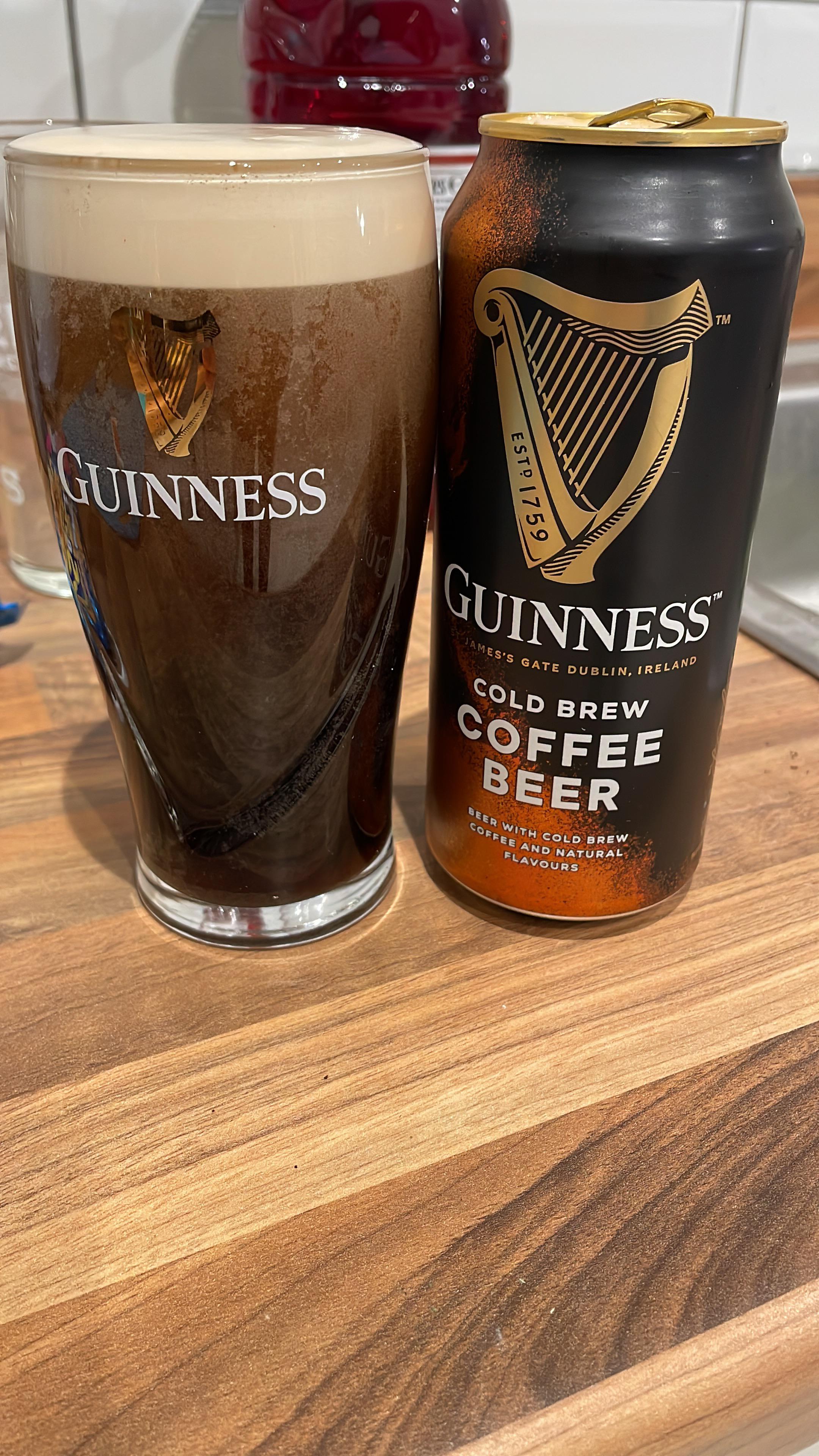 Cold Brew poured with Nitrosurge Guinness