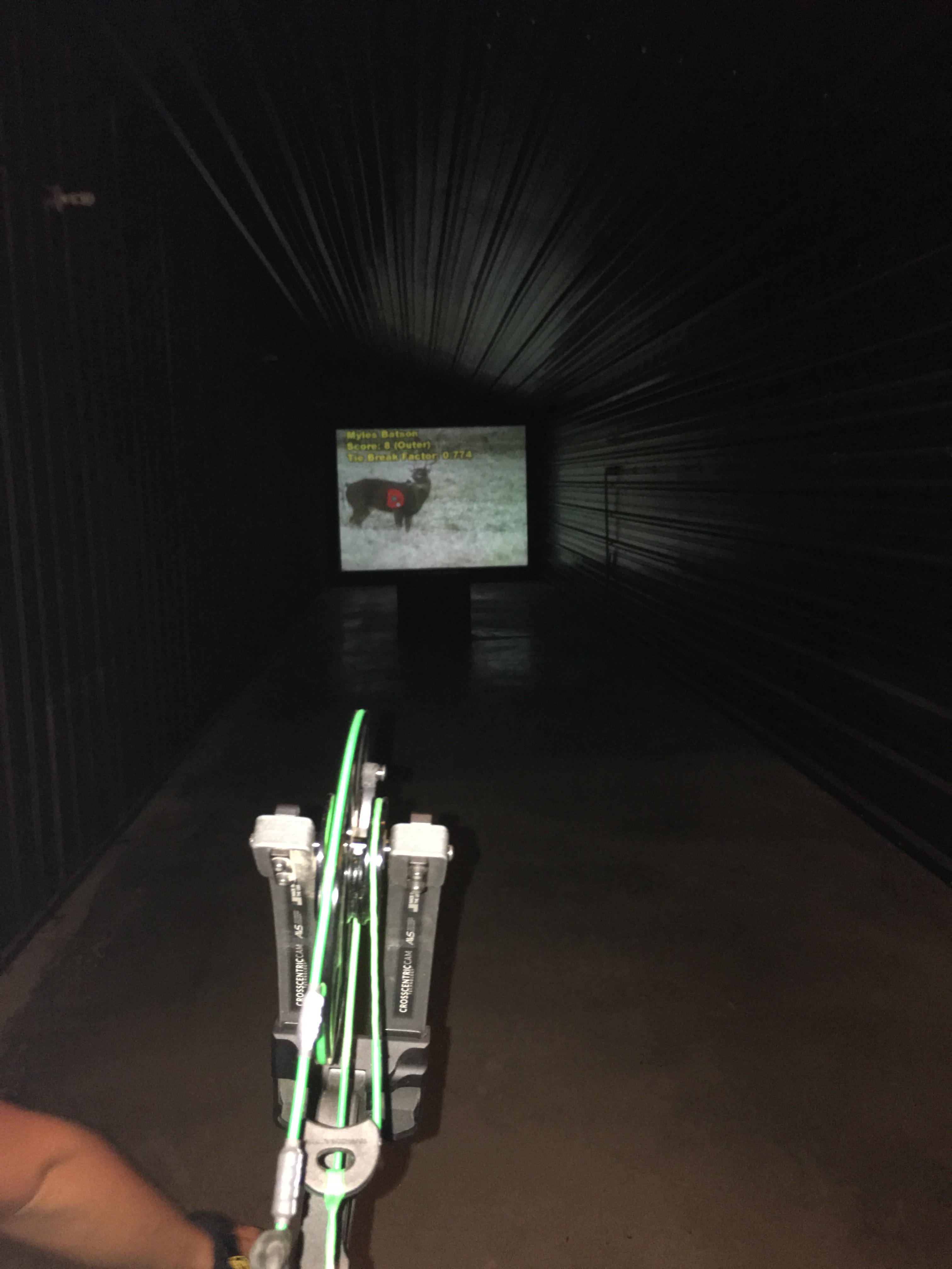 My local bow shop has a projection range r/Archery