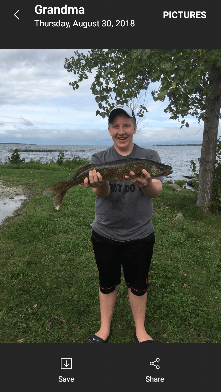 My pb walleye bank fishing on lake Huron r/Fishing