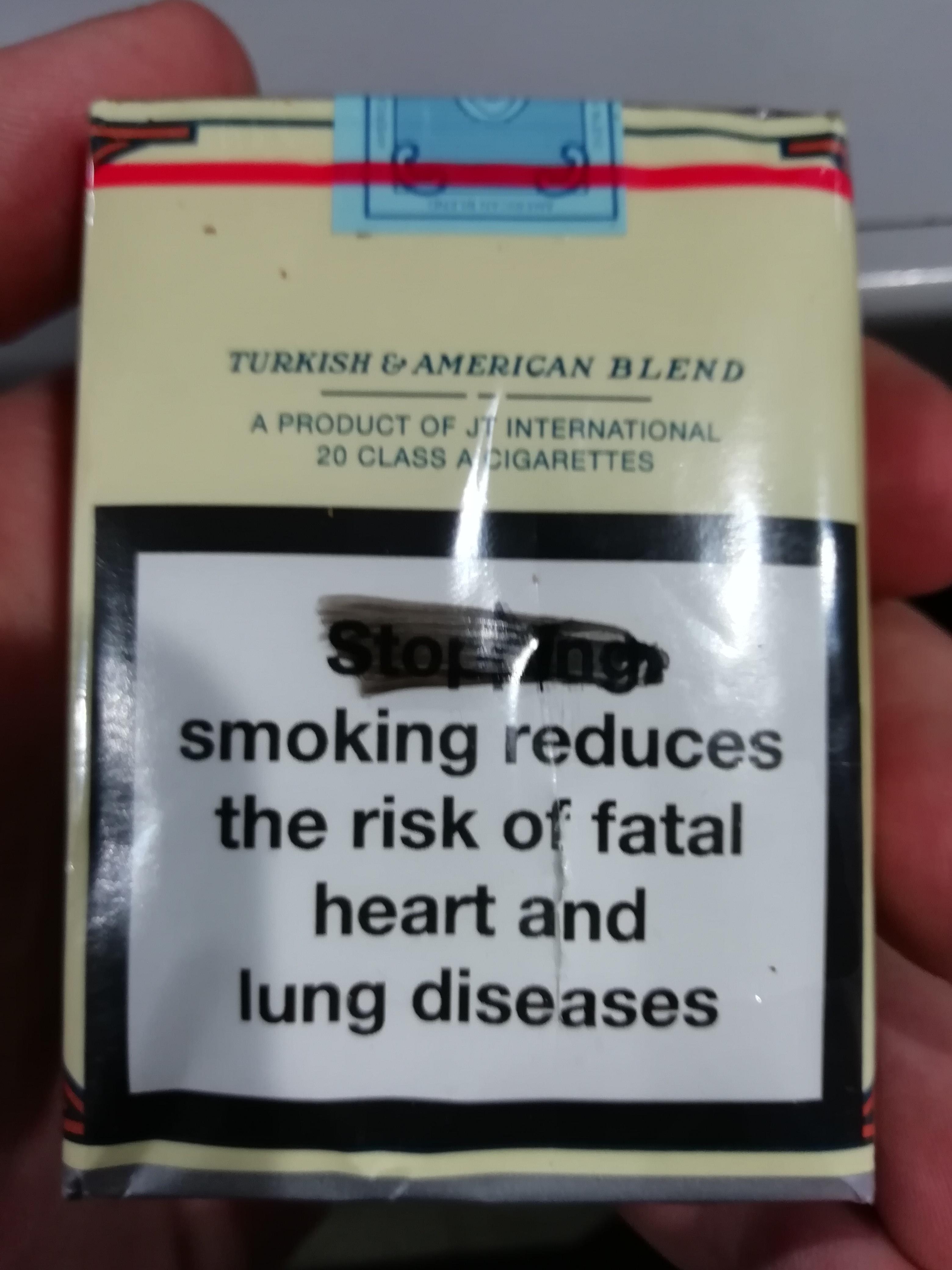 Feeling healthy Cigarettes