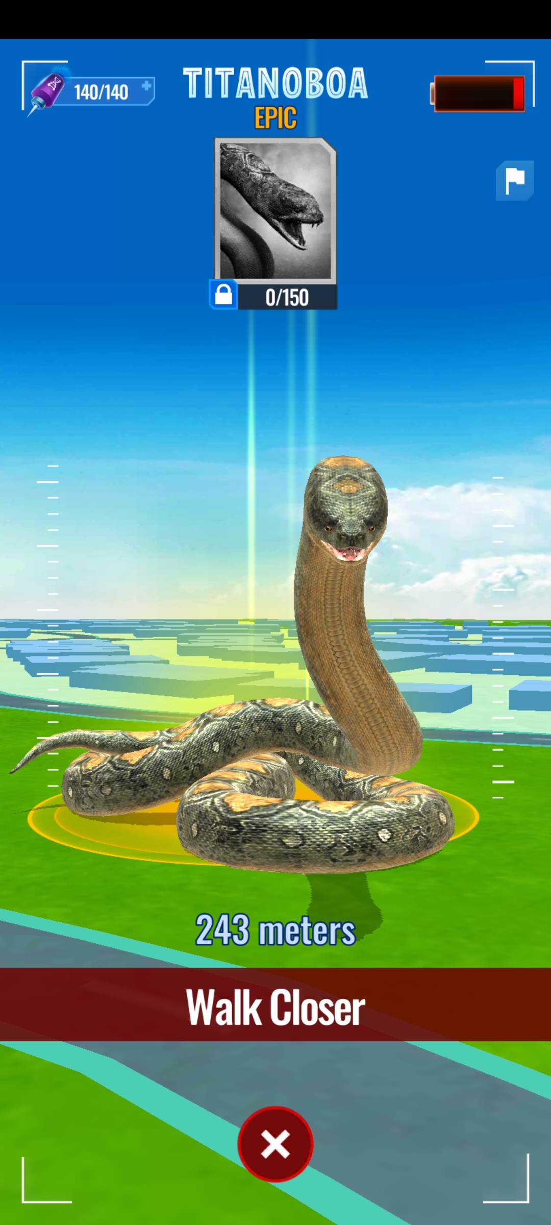 I saw the new epic Snake in the wild today at a park. r