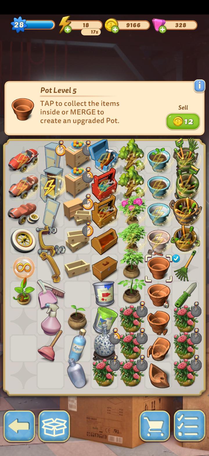 just one more pot piece MergeMansion