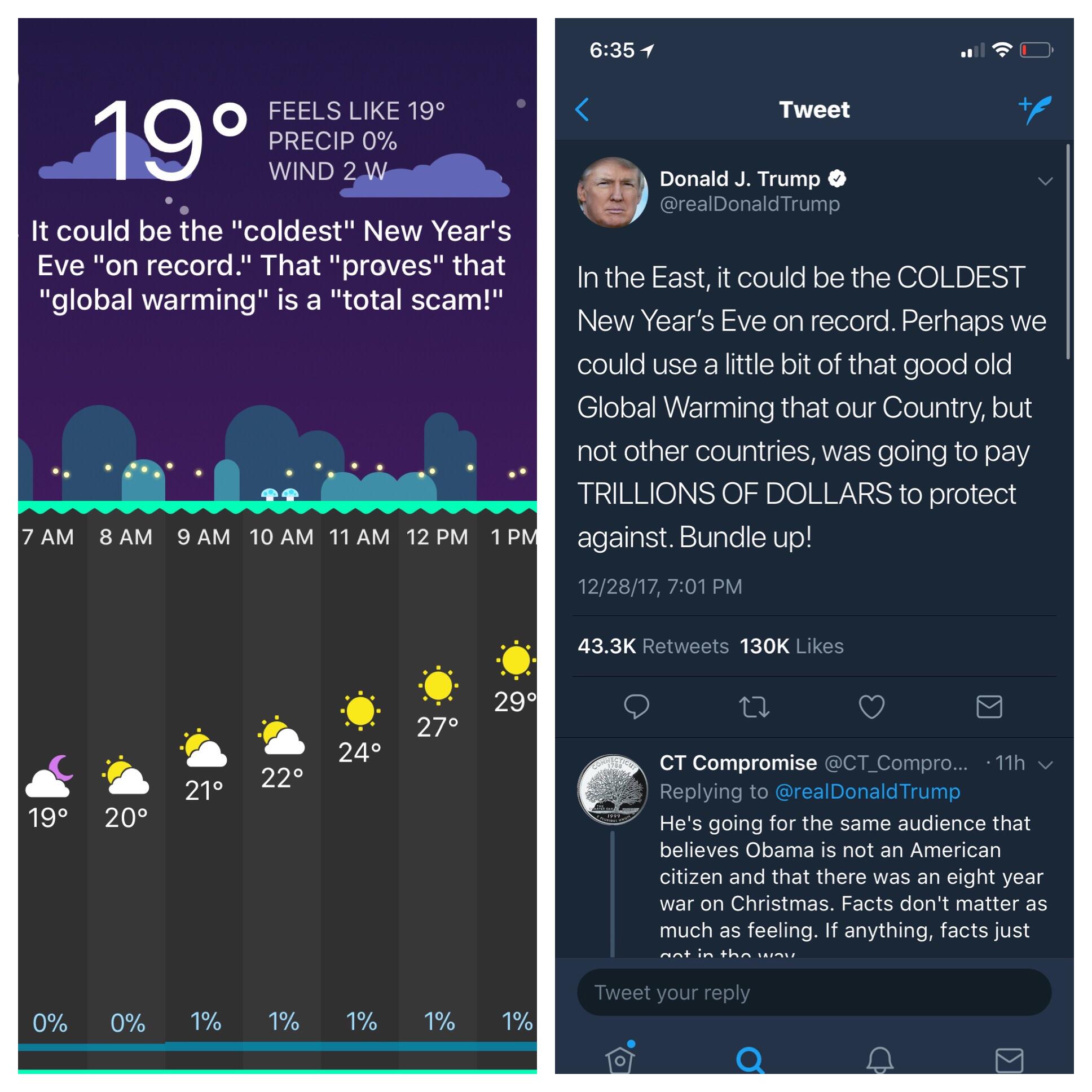 My Carrot Weather App really spoke it’s mind this morning... r/iphone