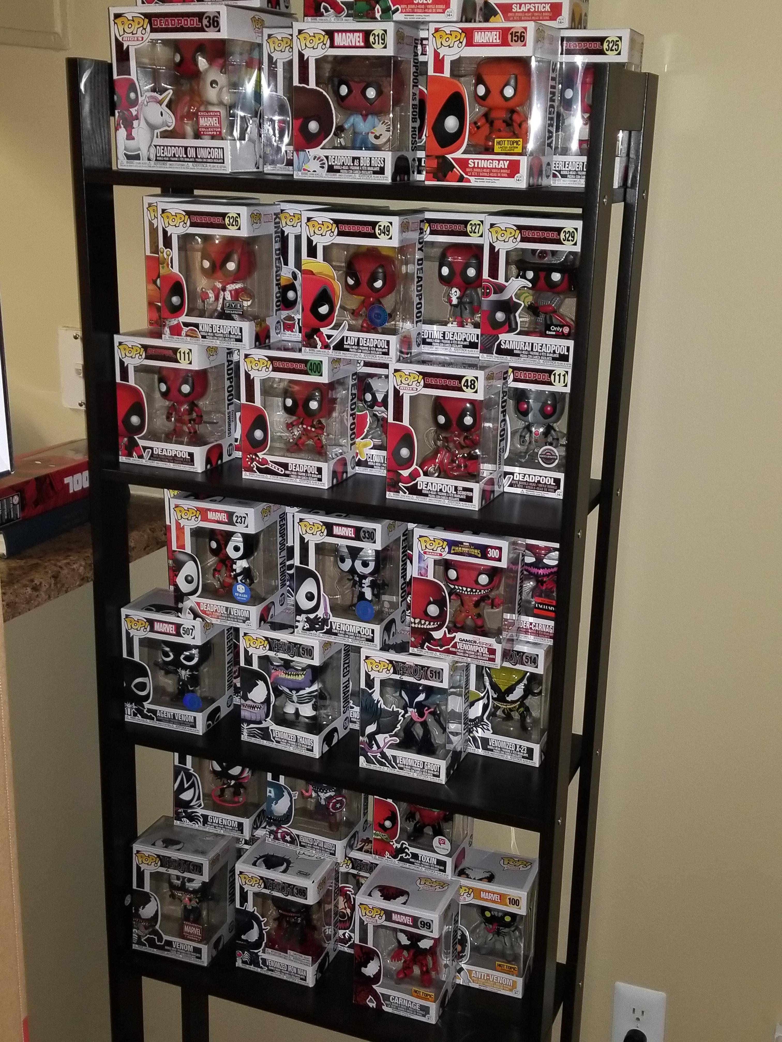 Finally got my shelves from Ikea...20 each. Not too bad r/funkopop