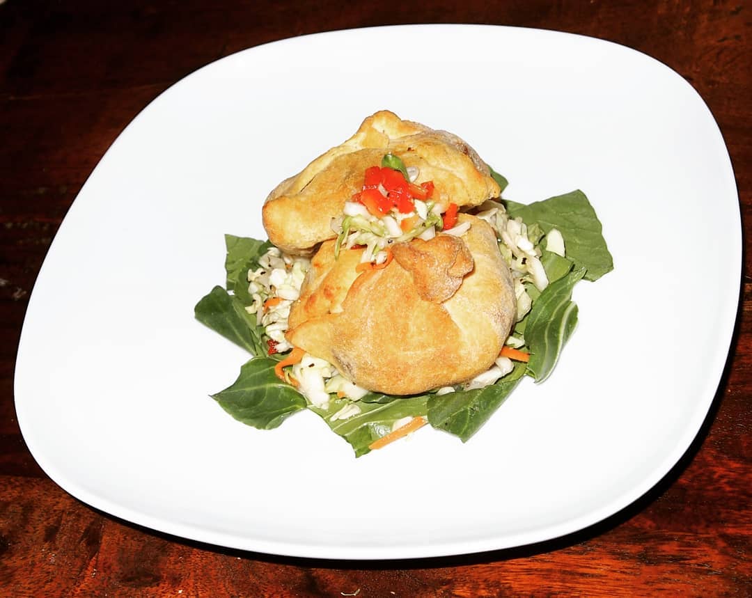 Airfried pork dumplings cook pork with teriyaki sauce in crockpot