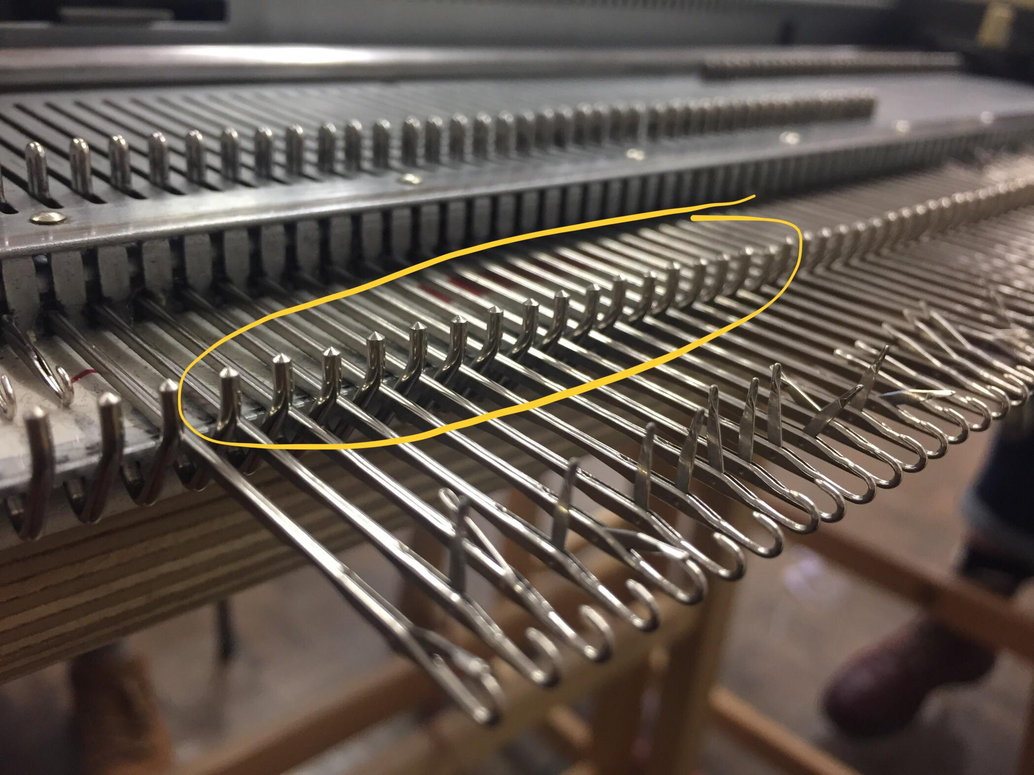 I’m new to knitting and just started using a knit machine. Any idea