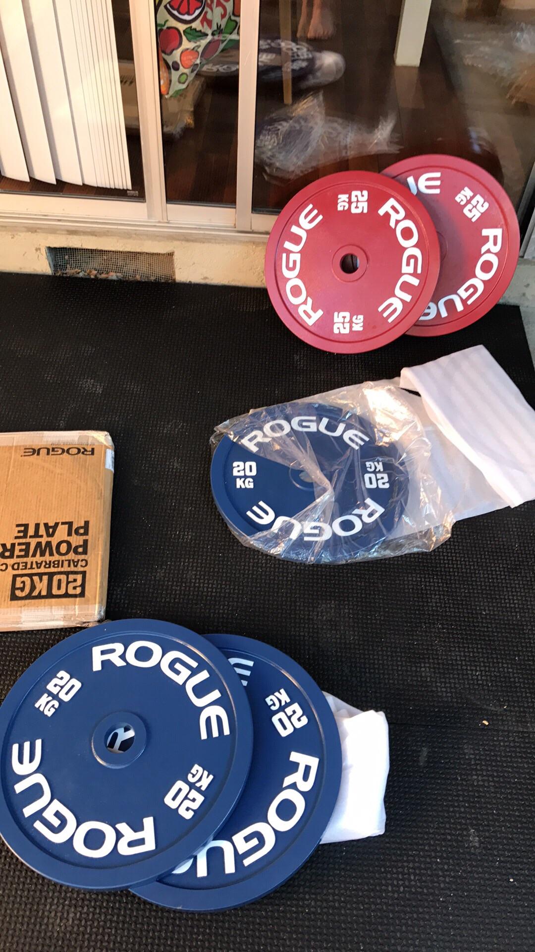 Calibrated Rogue KG plates for home gym soon) r/homegym