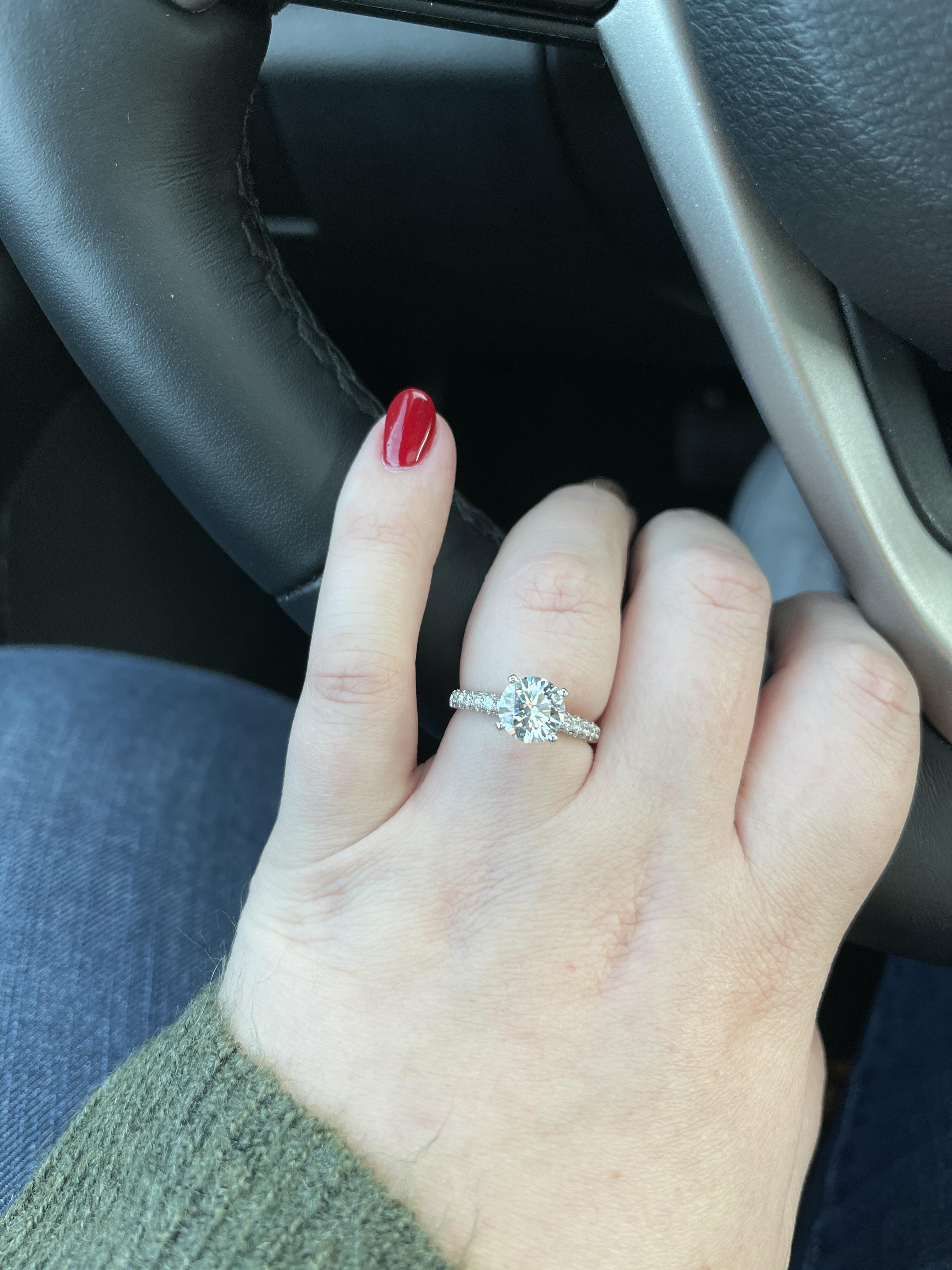 So in love with my engagement ring! r/RingShare
