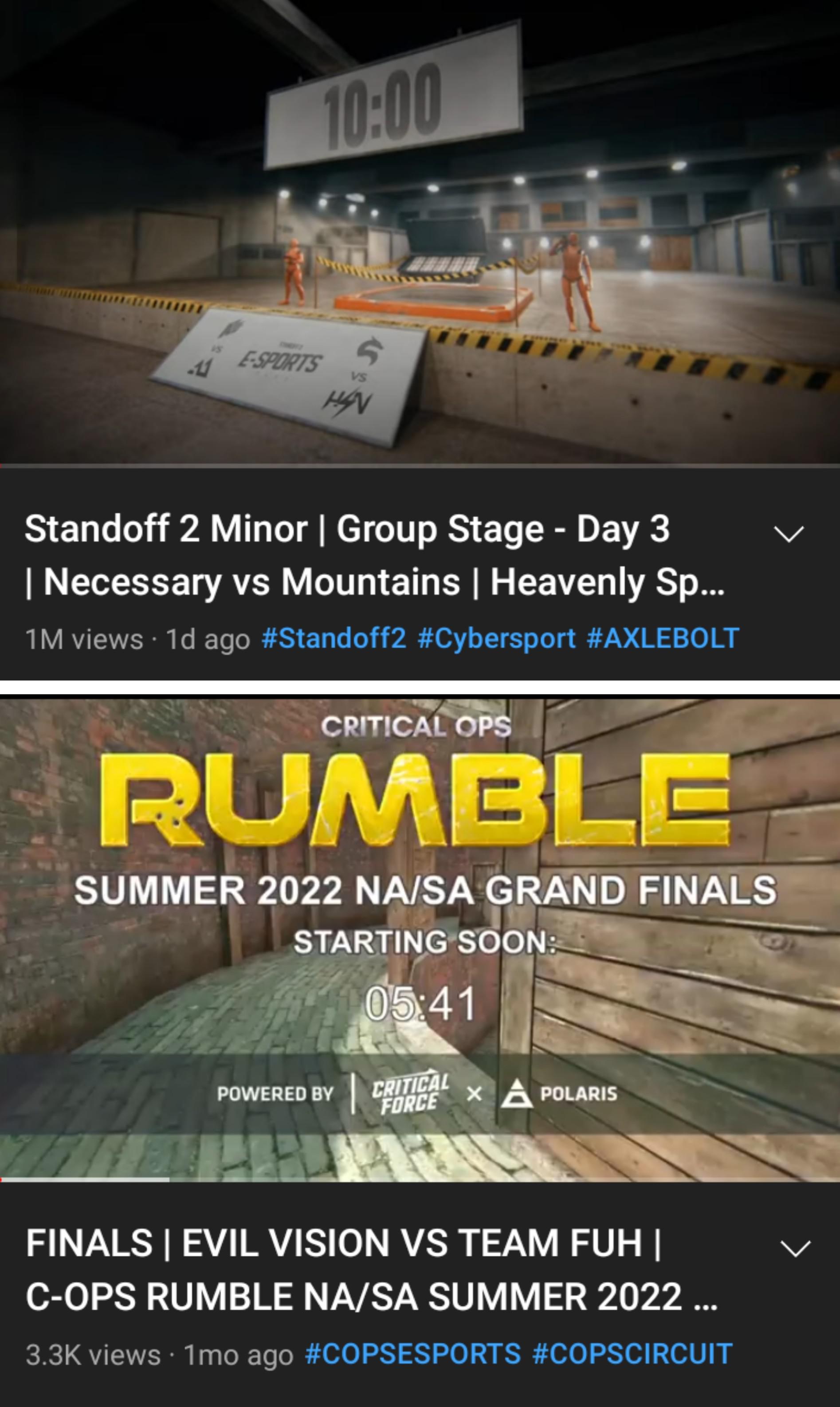 Standoff 2 vs Cops eSports 💀 standoff2game