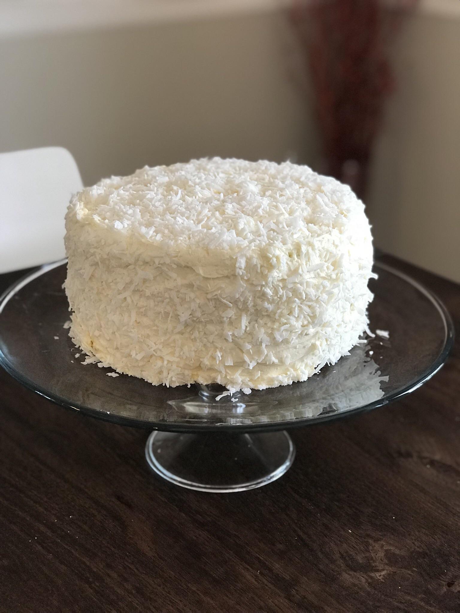 18th century Coconut Layer Cake recipe turned out to be the yummiest