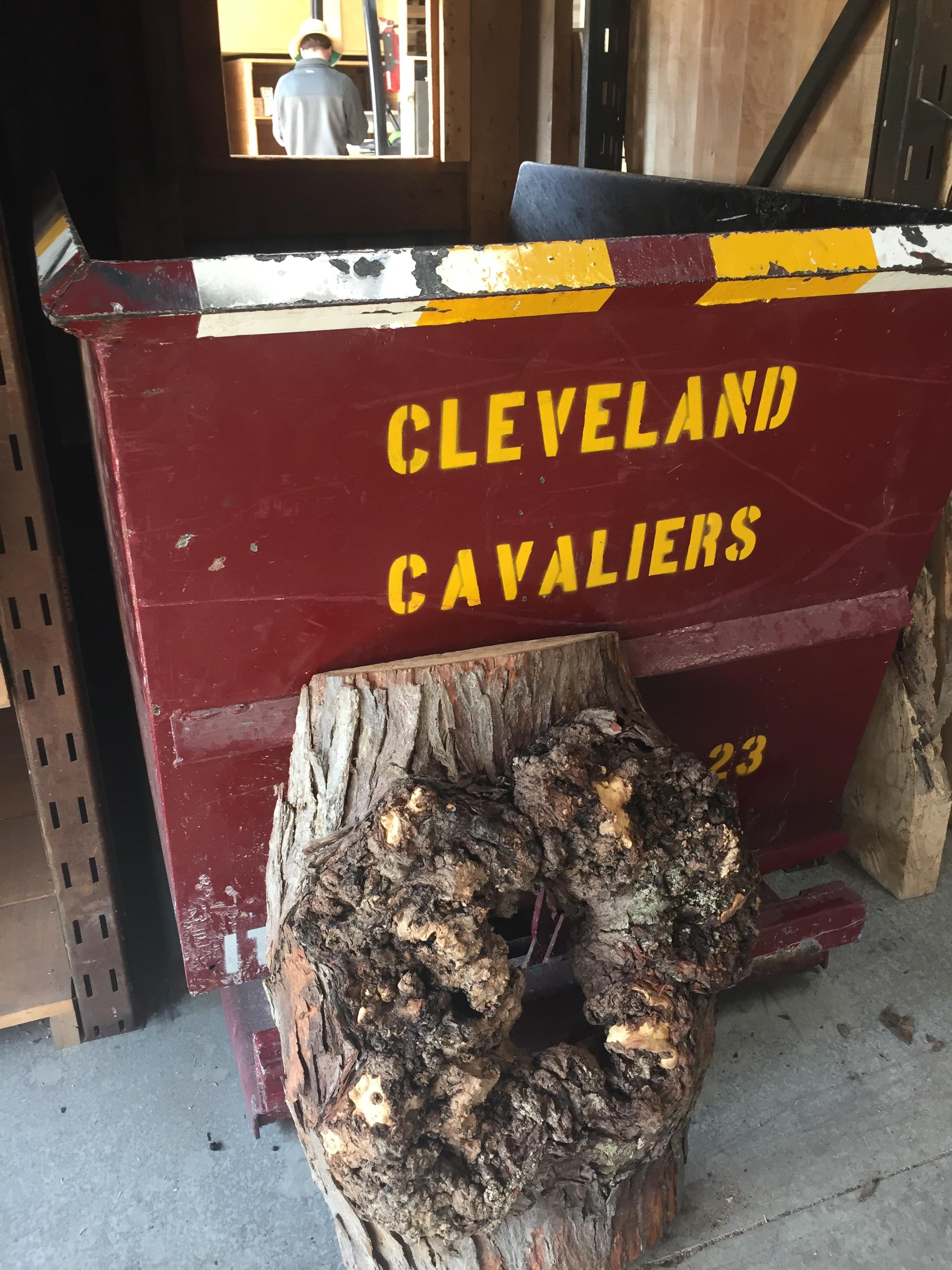 This Amish lumberyard in Middlefield has a Cavs bin r/clevelandcavs