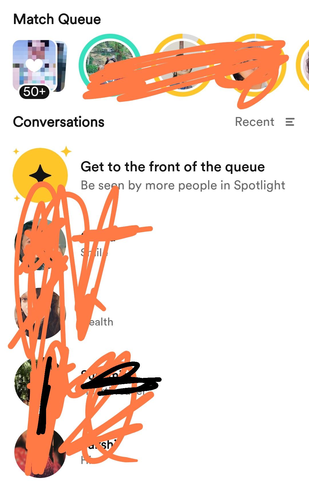 bumble likes changed bio and smile in every photo delhi