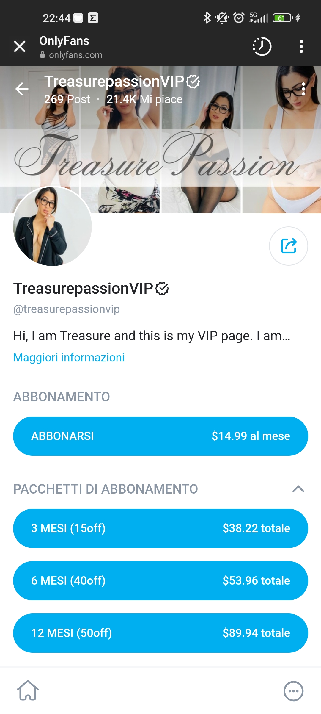 TreasurepassionVIP : Solofun171