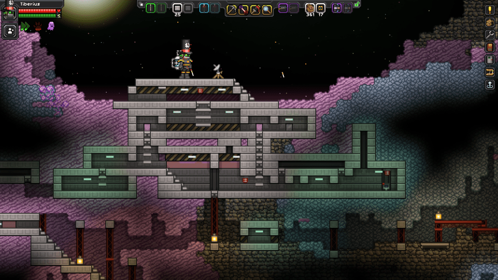 A Miniature Version Of The Erchius Mining Facility, For My Gnome Colony. (This Is The Finished Version Of A Previous Post) : R/Starbound