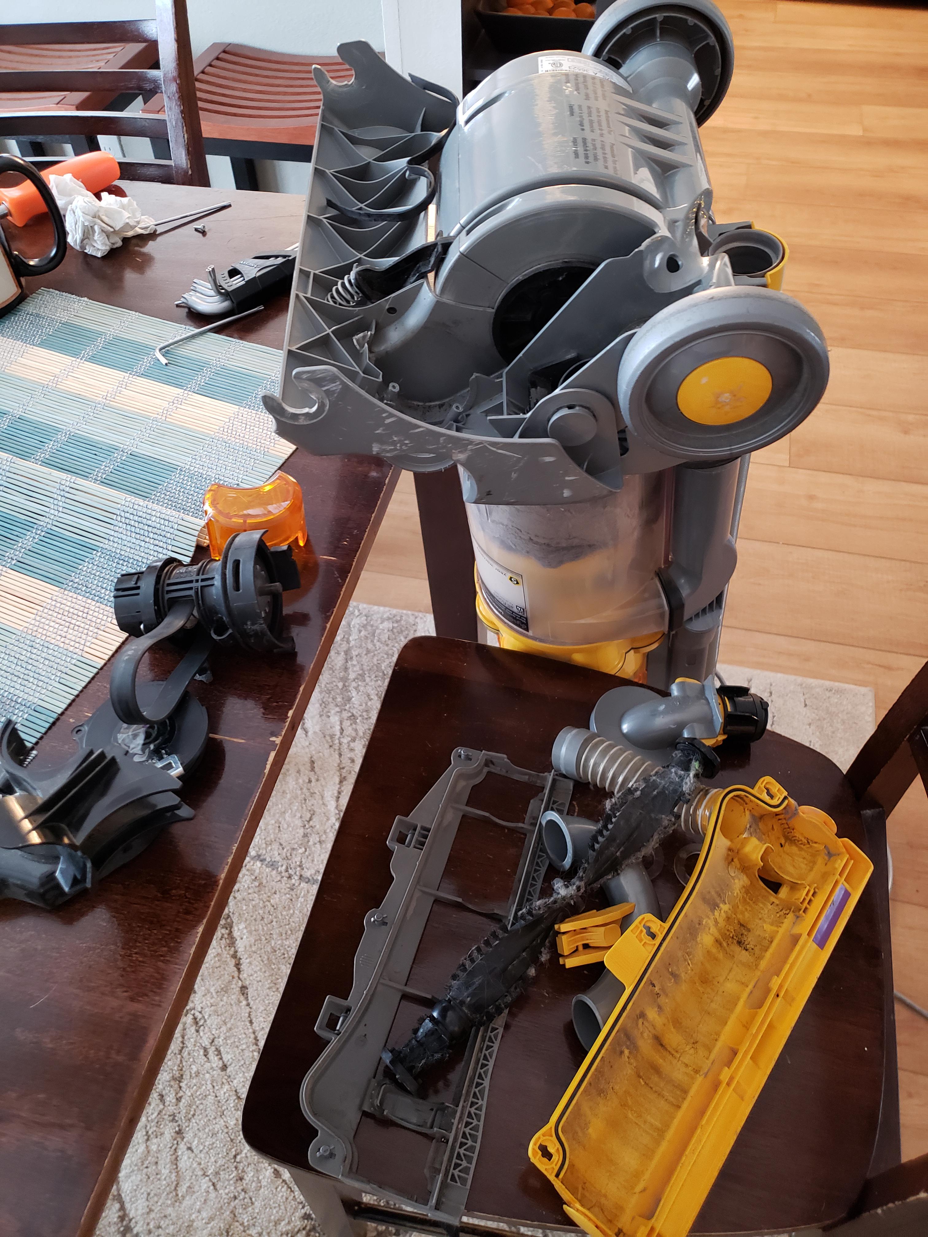 Just trying to change the belt on a 400 vacuum assholedesign