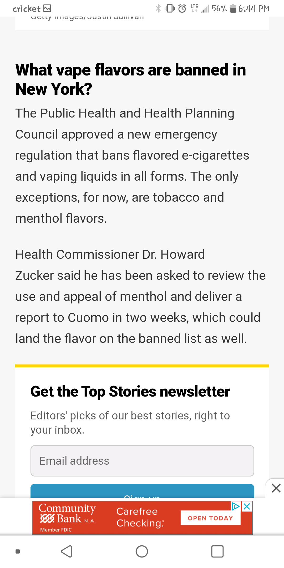 They banned flavors in New York. r/Vaping