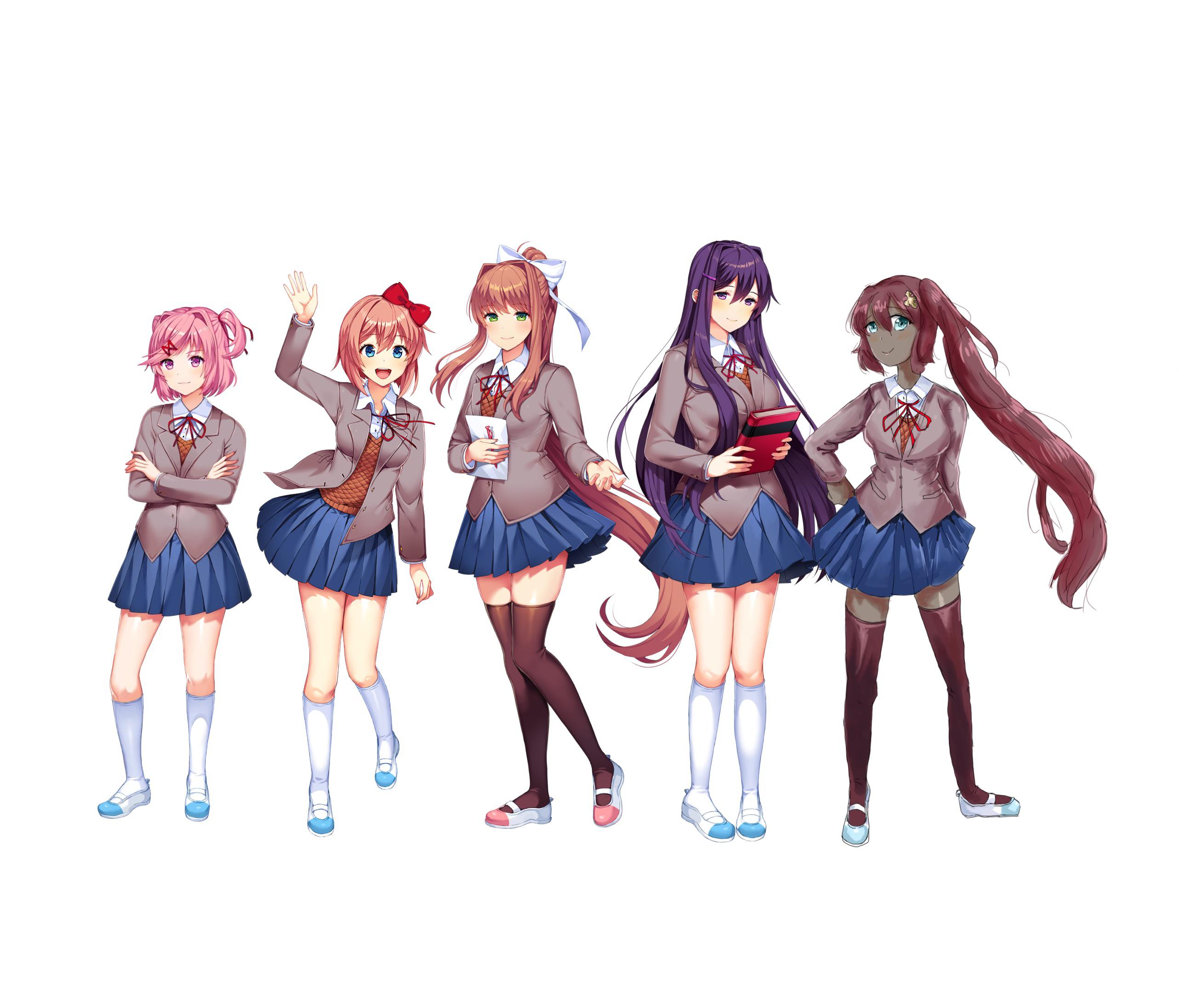 Doki Doki Literature Club! With myself included DDLC