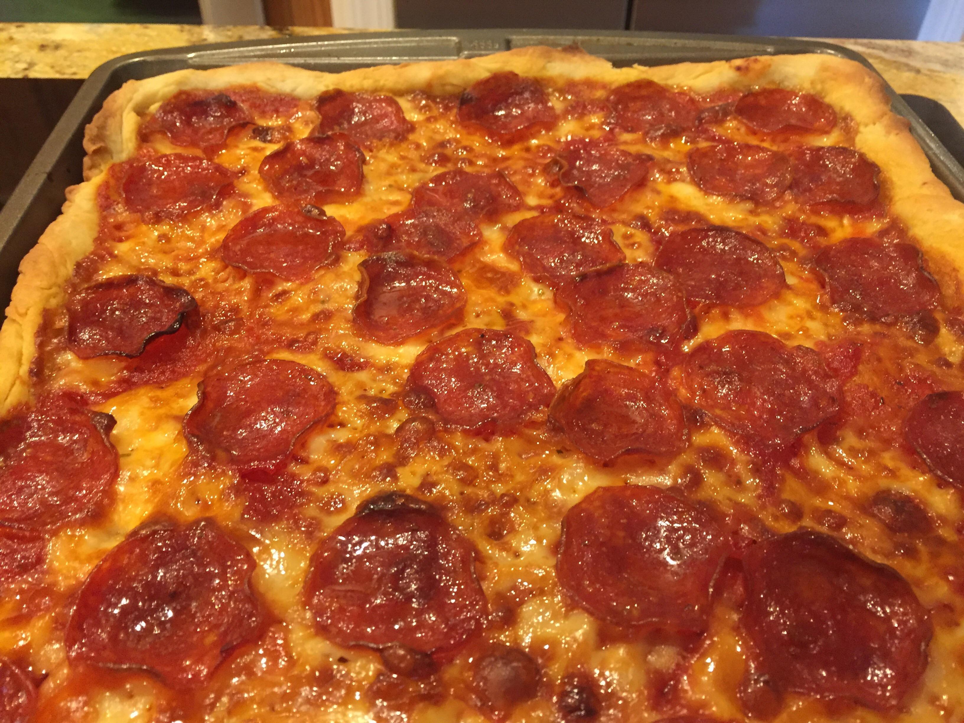 Made another Pennsylvania style sweet/pastry crust pizza r/Pizza