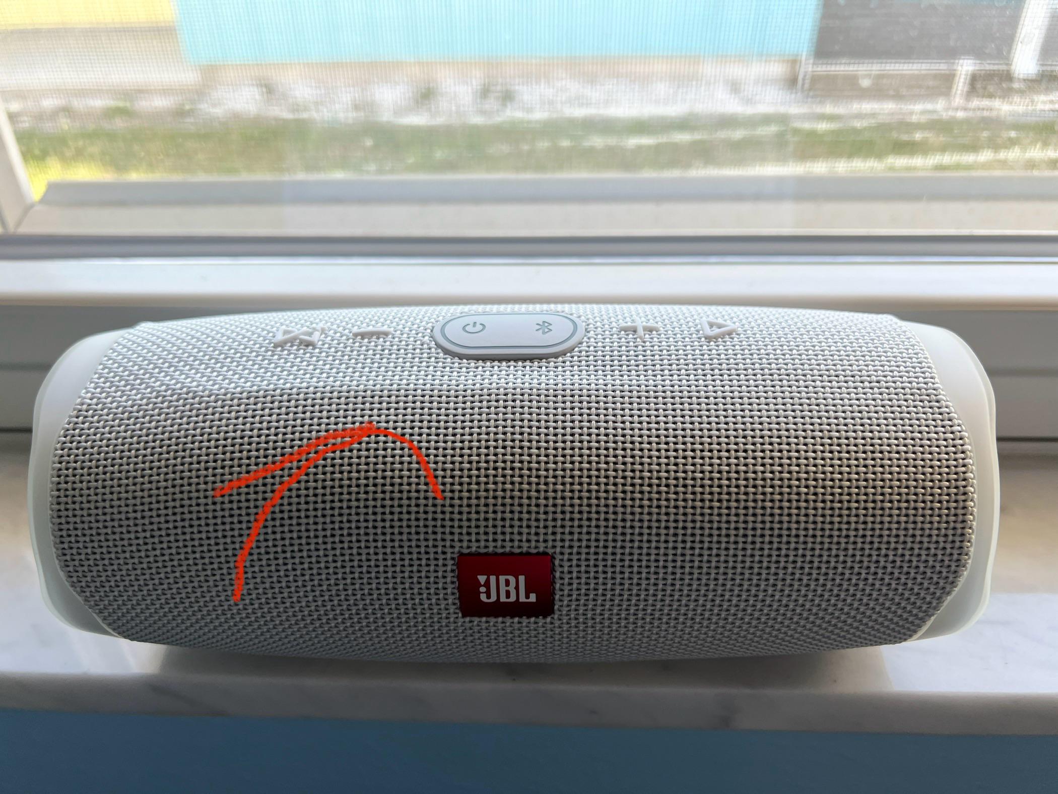 Can I fix this?My JBL Charge 4 cover has a deep line now on it from