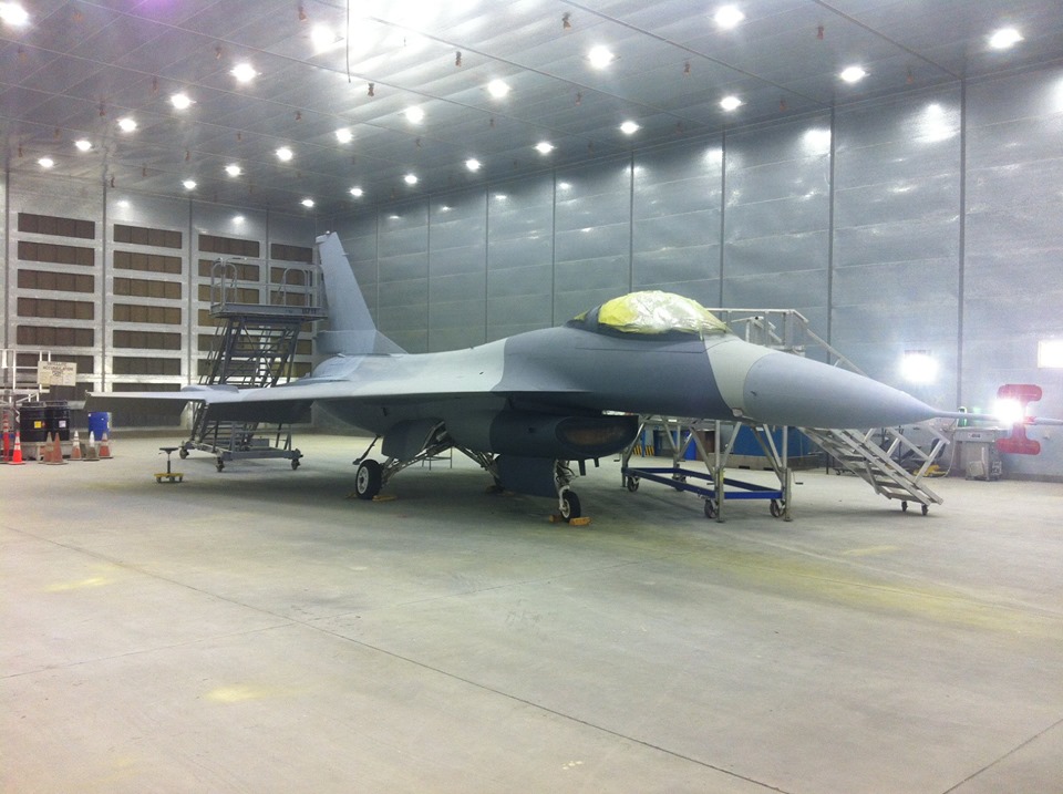 The single seat F16XL undergoing restoration for display at the Air