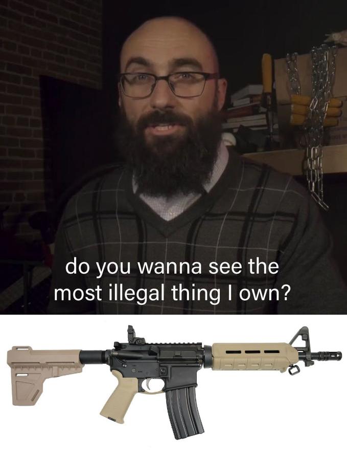 When Biden is elected an all AR Pistols are banned by the ATF GunMemes