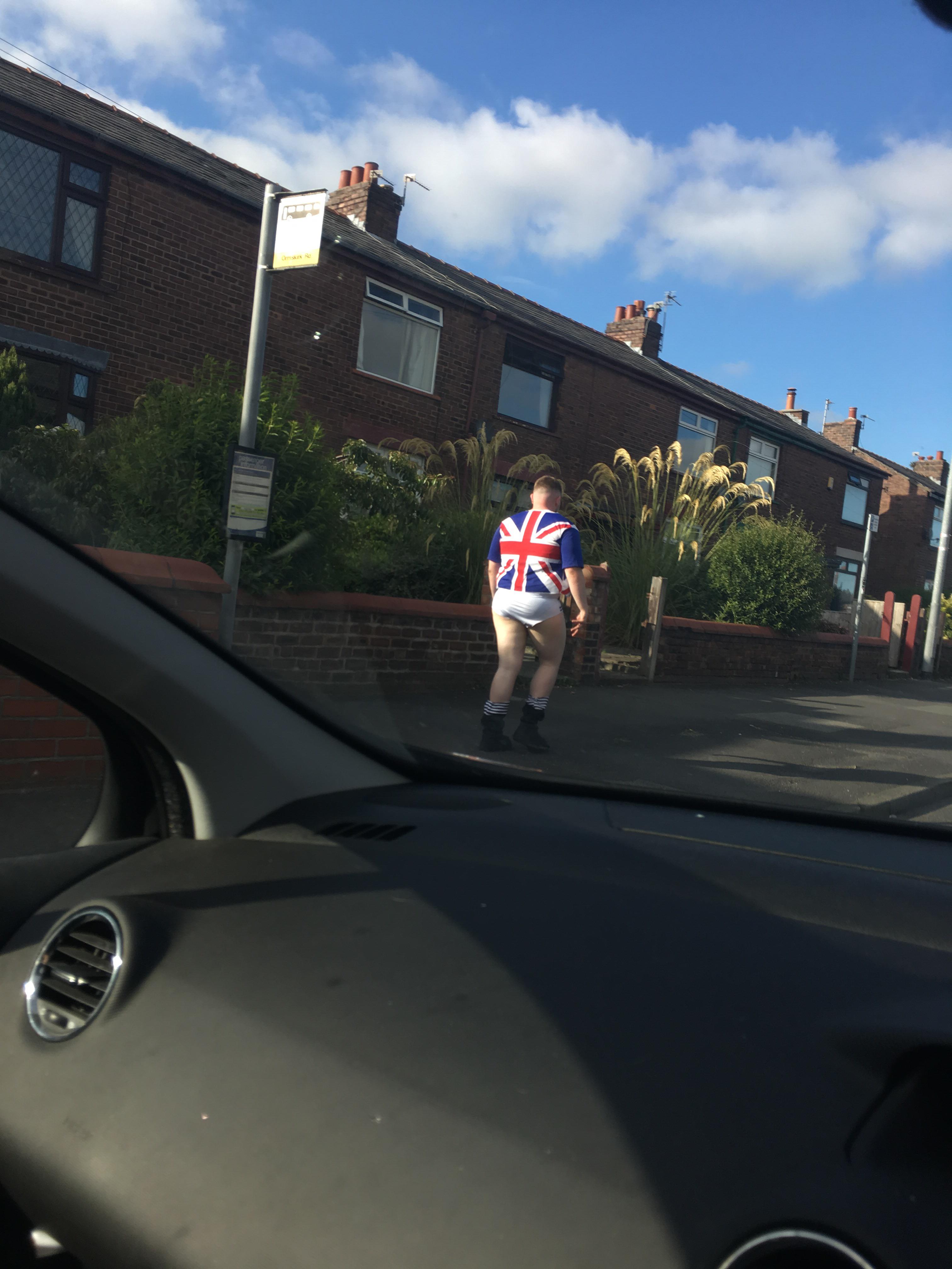 Rare sighting of a true patriot yesterday. CasualUK