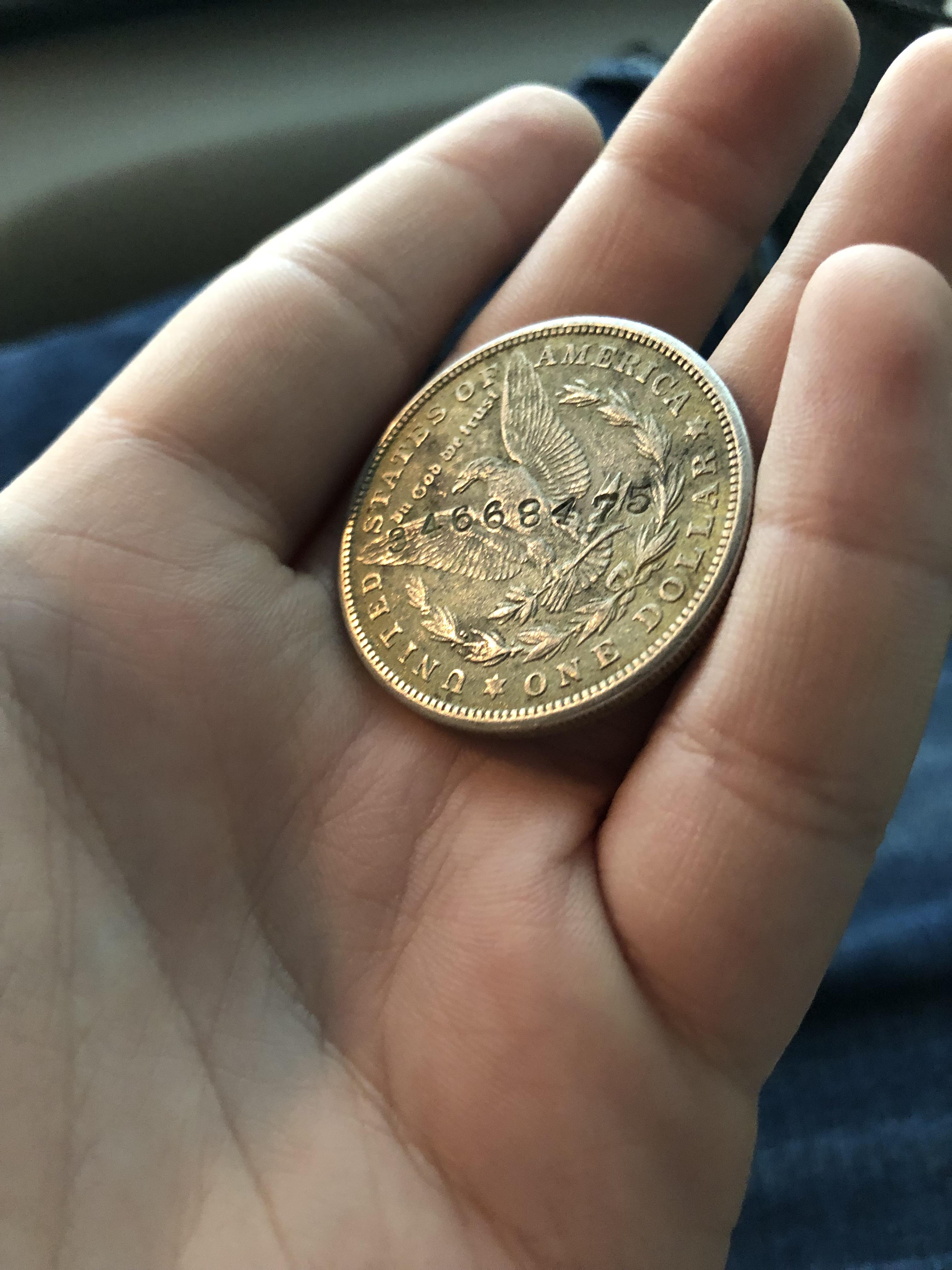They stamped random numbers on the back too coins