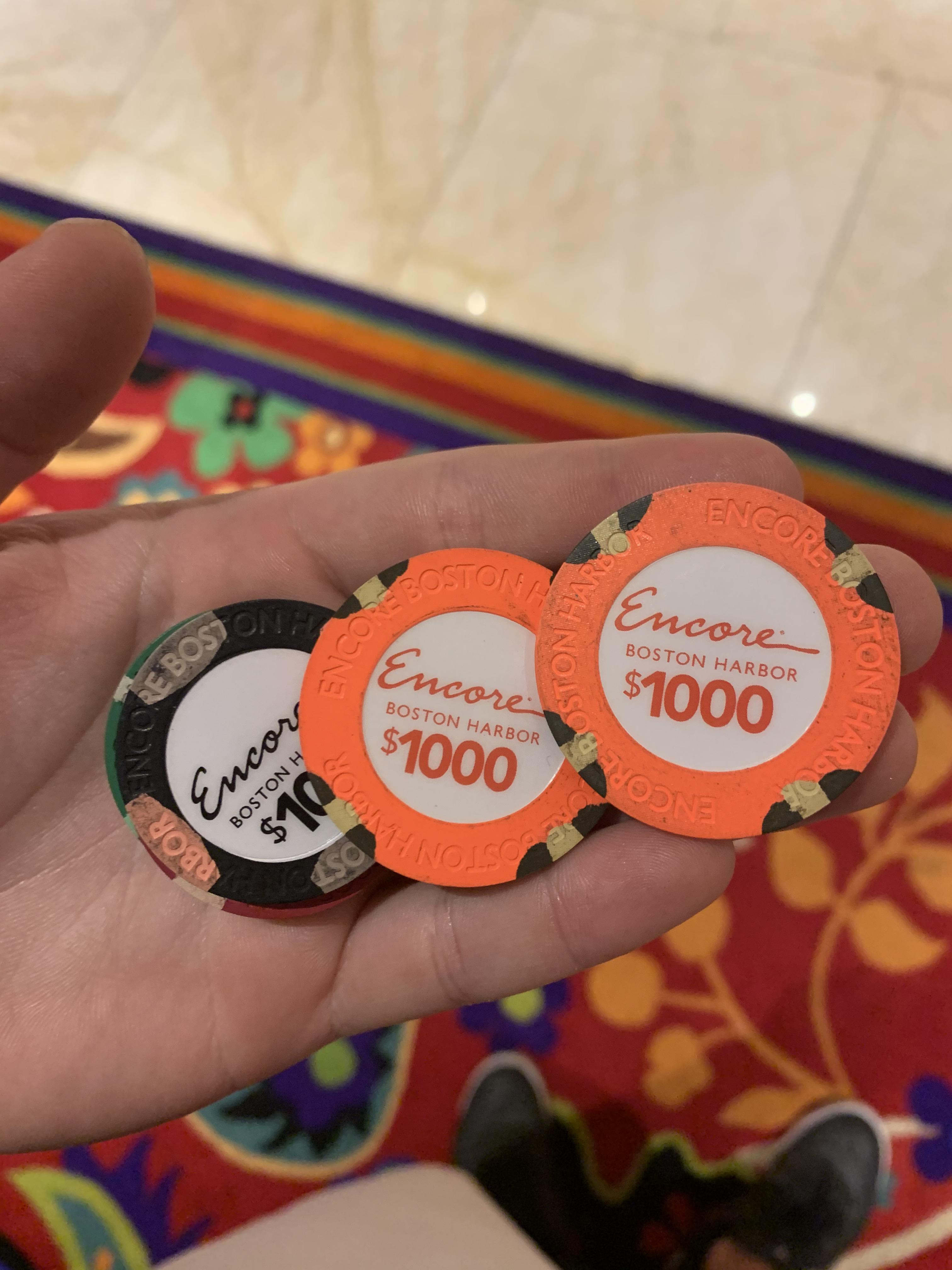 Couple pumpkins at Encore Boston. +1600 playing 50 min blackjack for