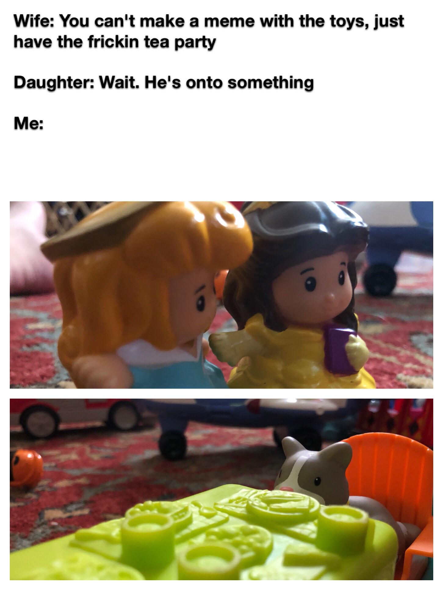 They're not dolls! They're action figures! r/memes