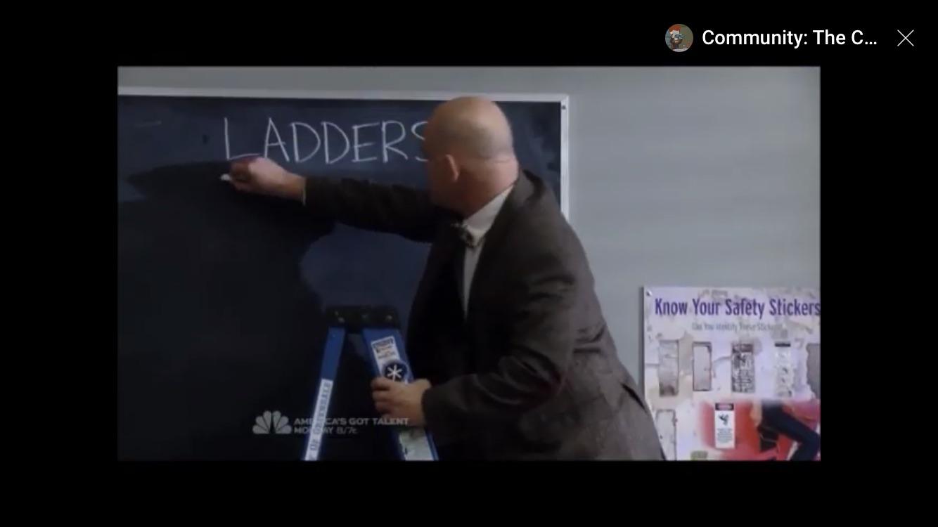 I just noticed the poster in the Ladders classroom. Sorry, best pic I