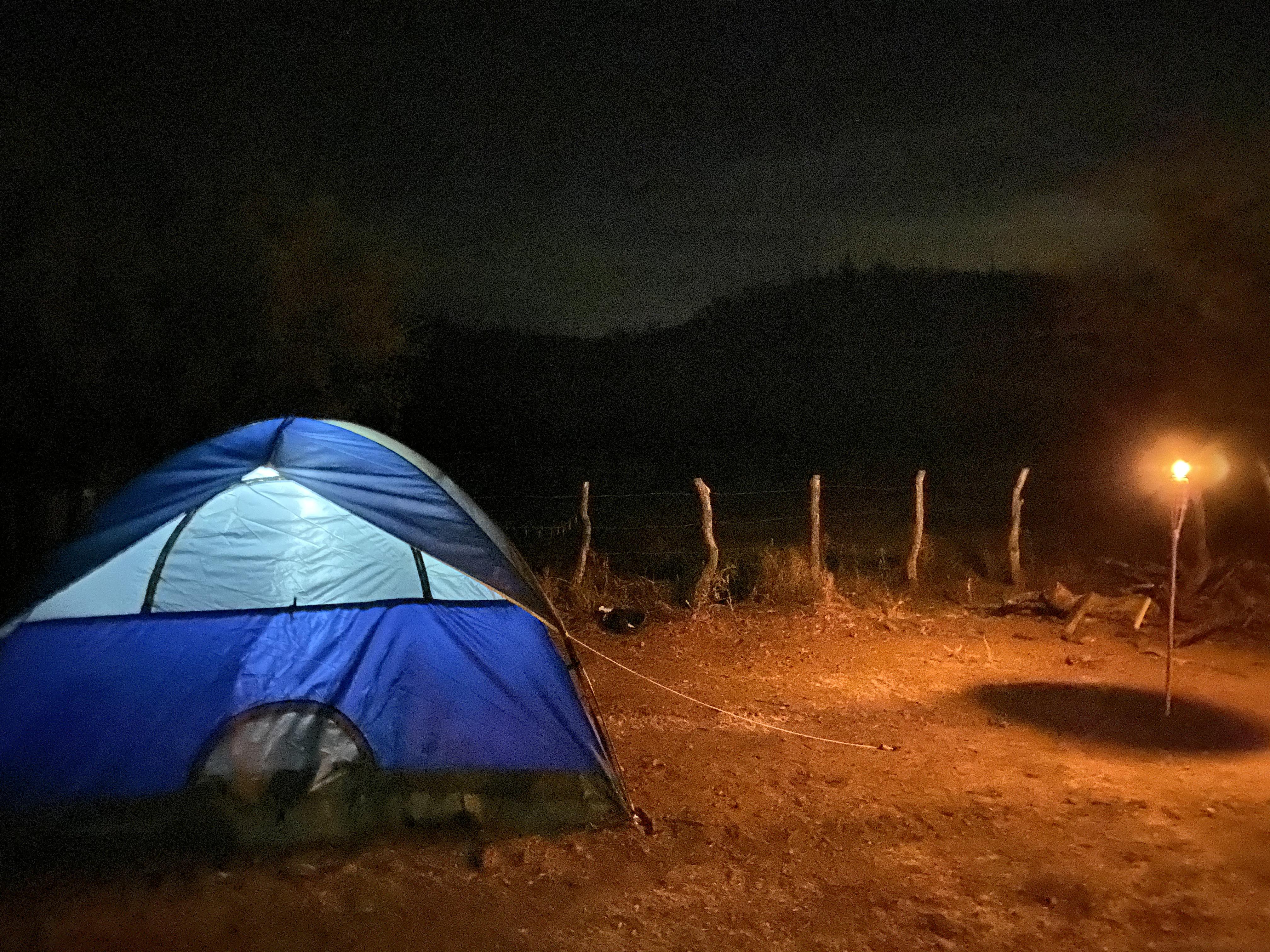 Camped on a 600 acre cattle ranch in Sonora, Mexico. r/camping