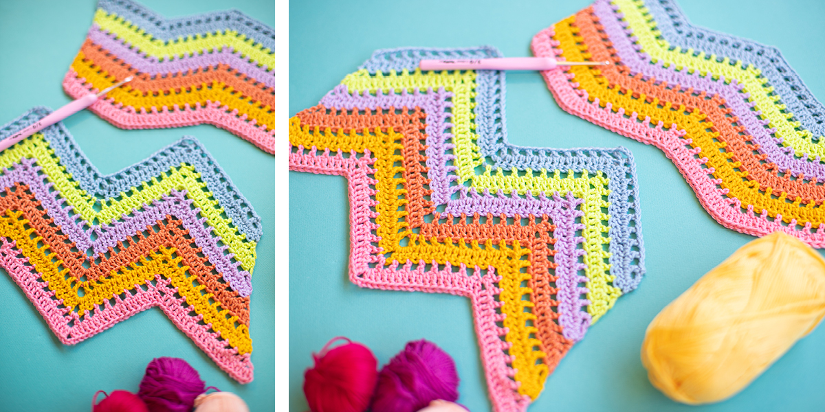 Crochet Stitch Zig zag Patterns r/YarnPunk