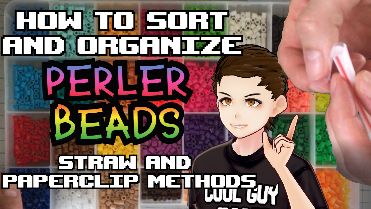 How to Sort and Organize Perler Beads (Straw and Paperclip Method) r/crafts