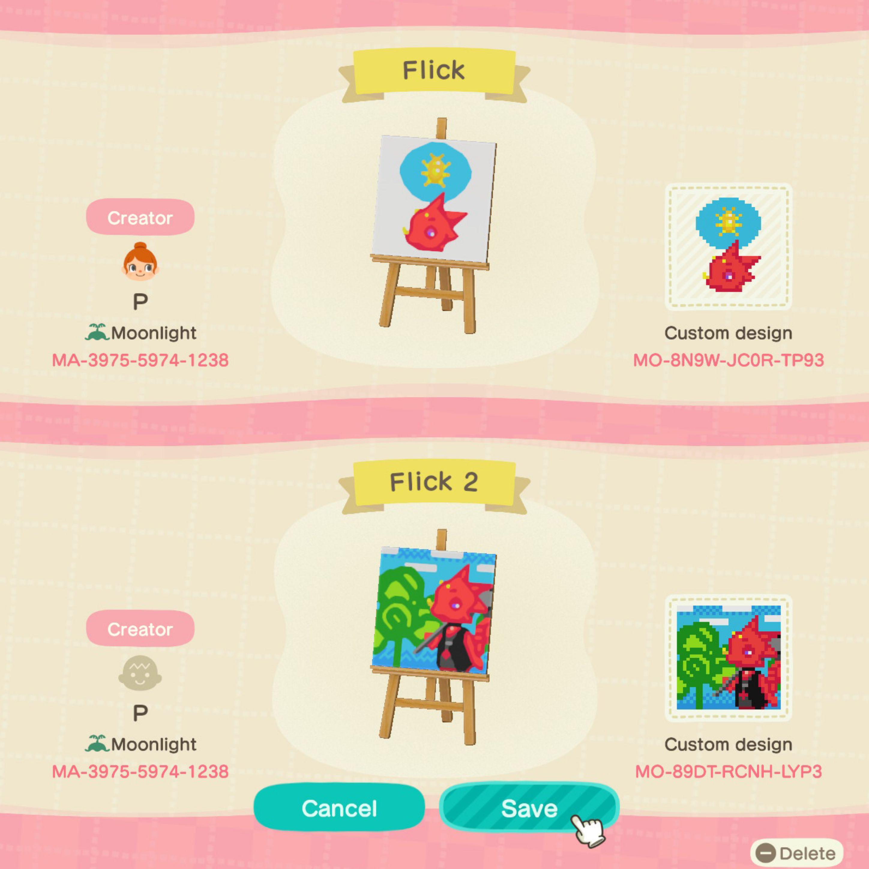 I drew Flick in acnh r/AnimalCrossing