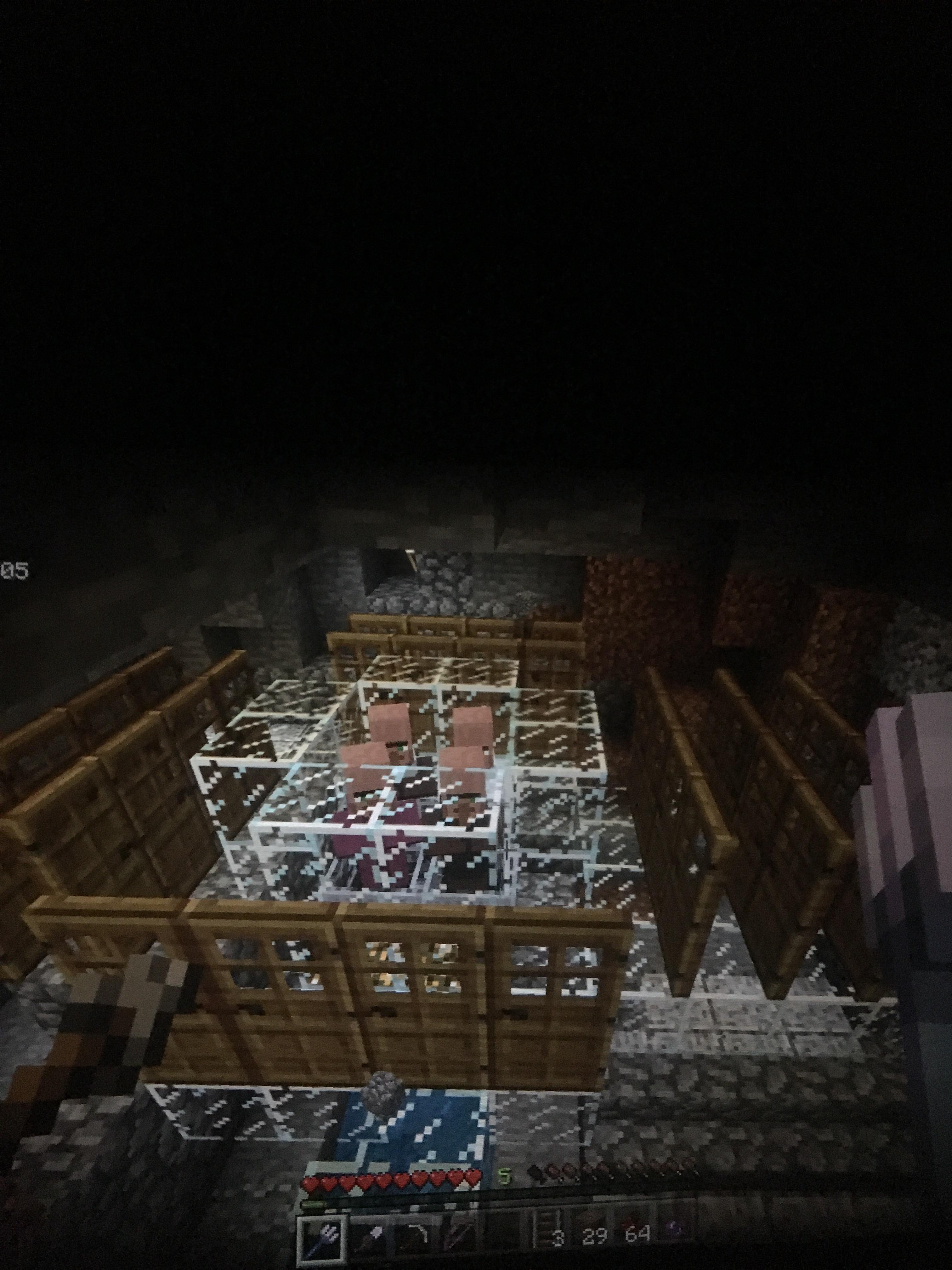 Made an underground villager breeder. Nothing's breeding tho is it not