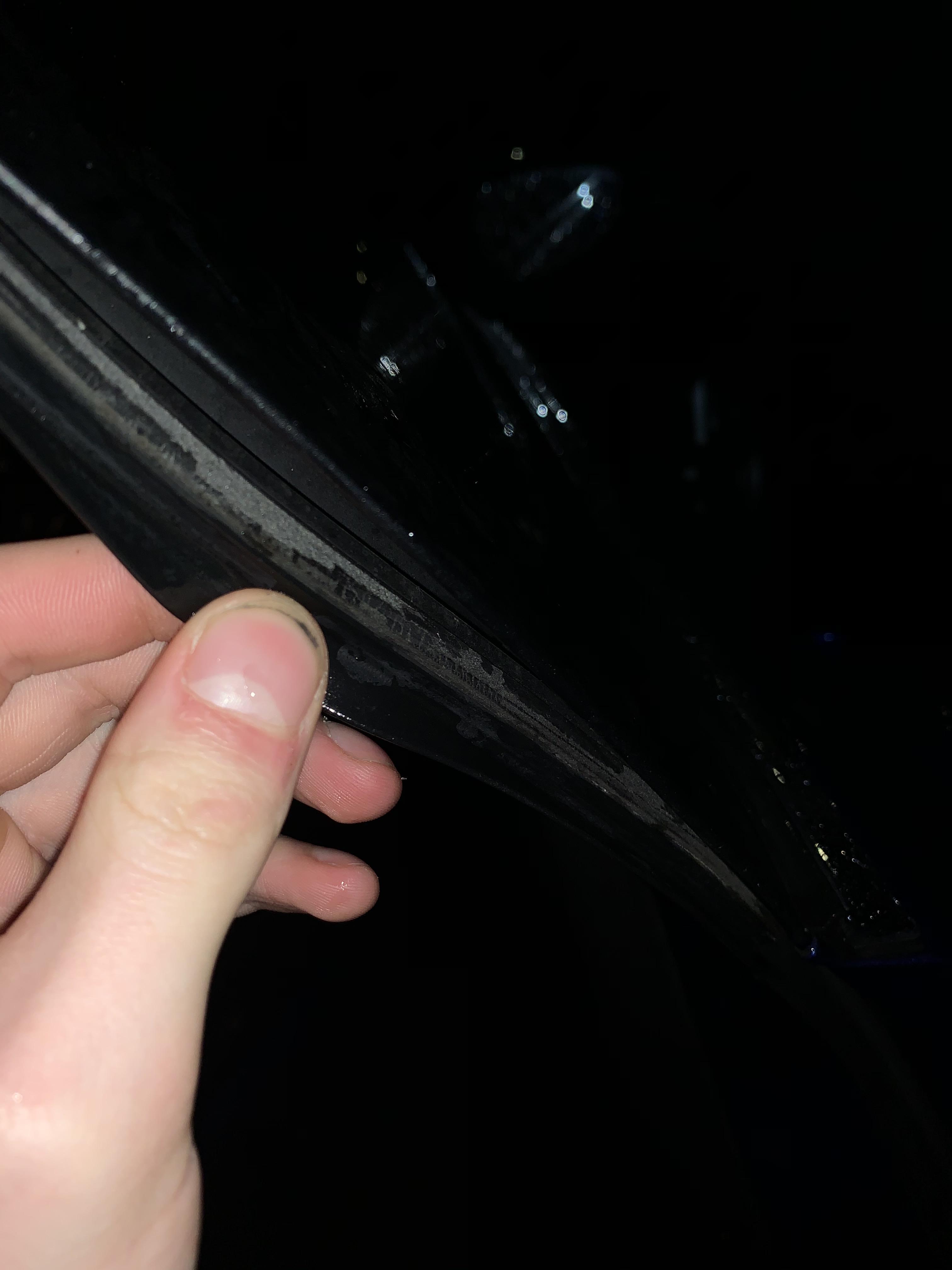 Driver side door seal, can I just glue it back and what kind of glue