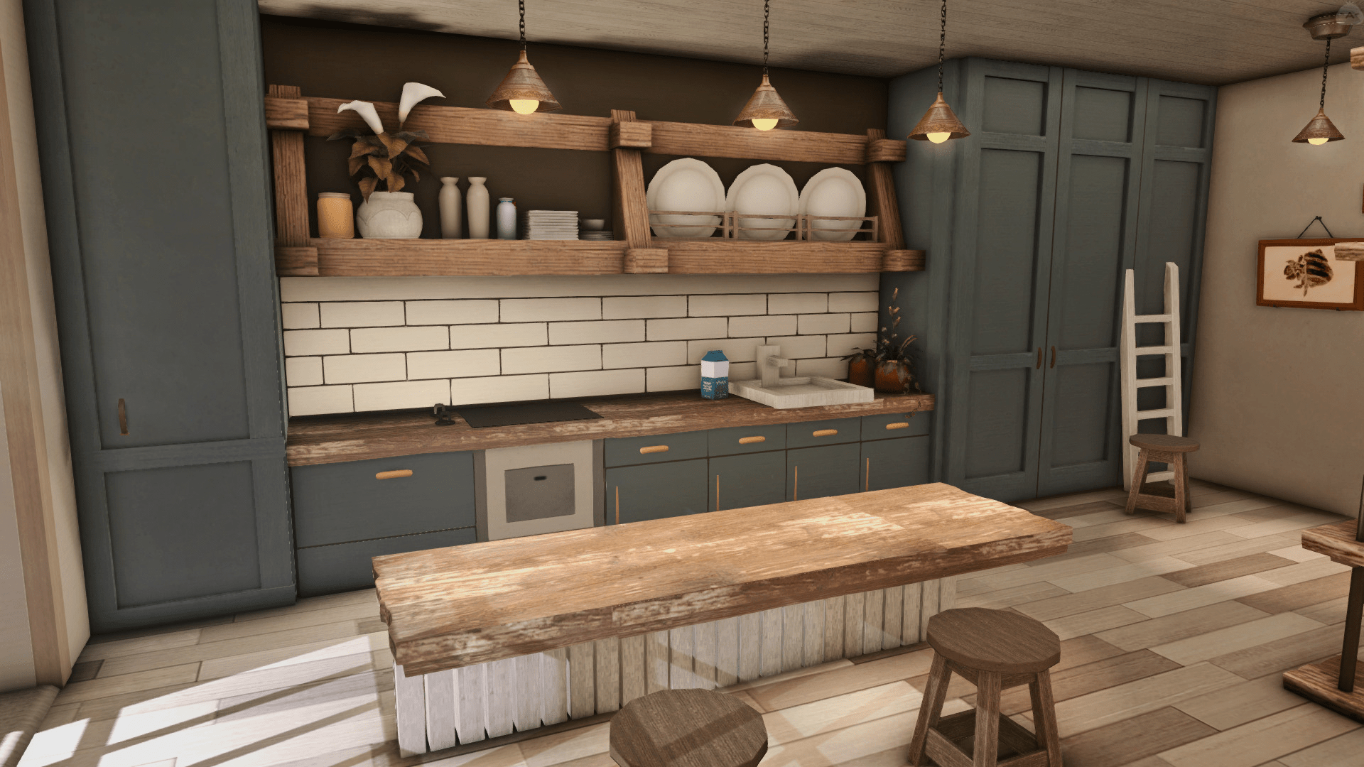 Came across this beauty of a kitchen on Housingsnap (Famfrit, Lavender