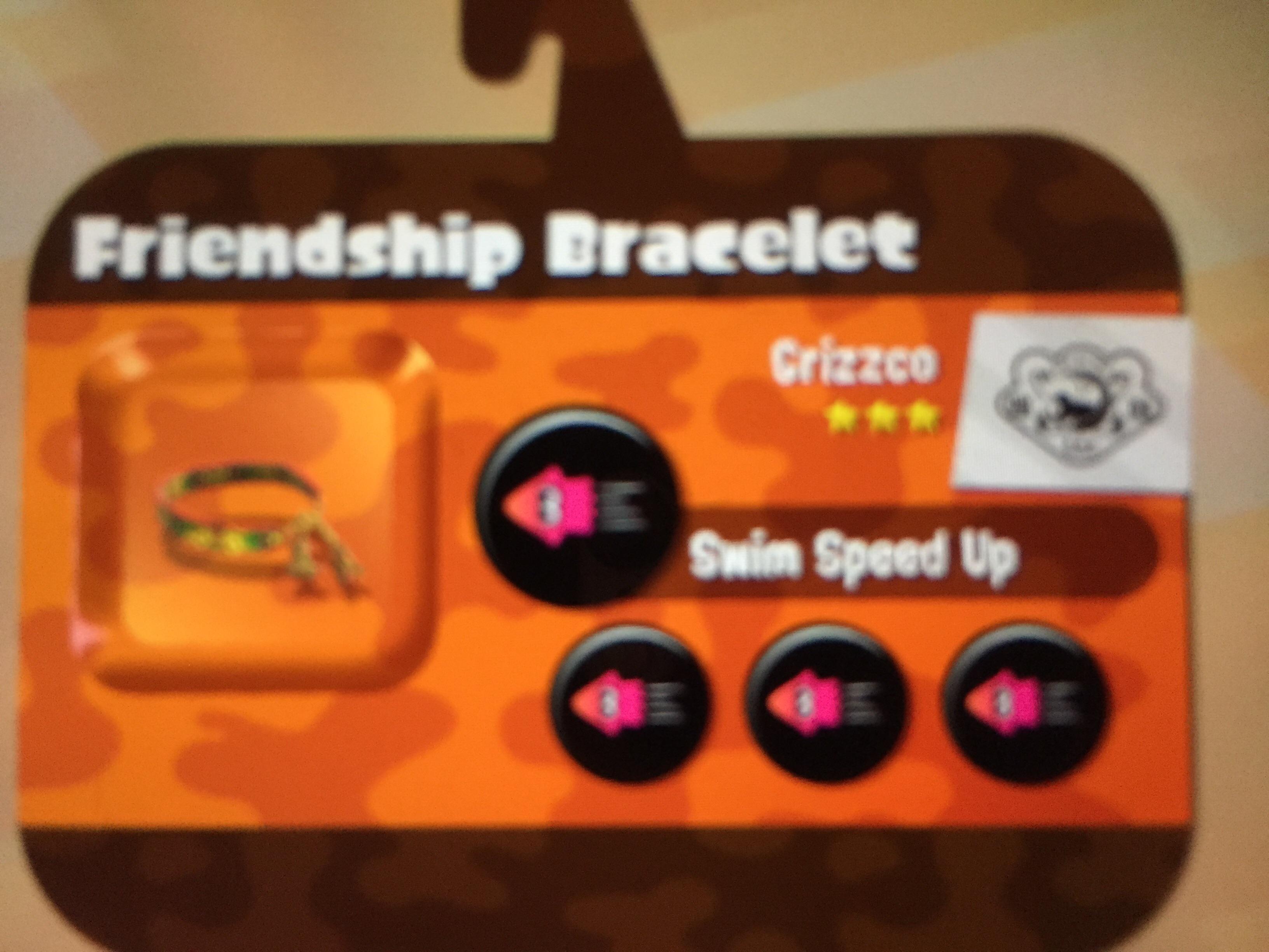 Just got the pure friendship bracelet r/splatoon