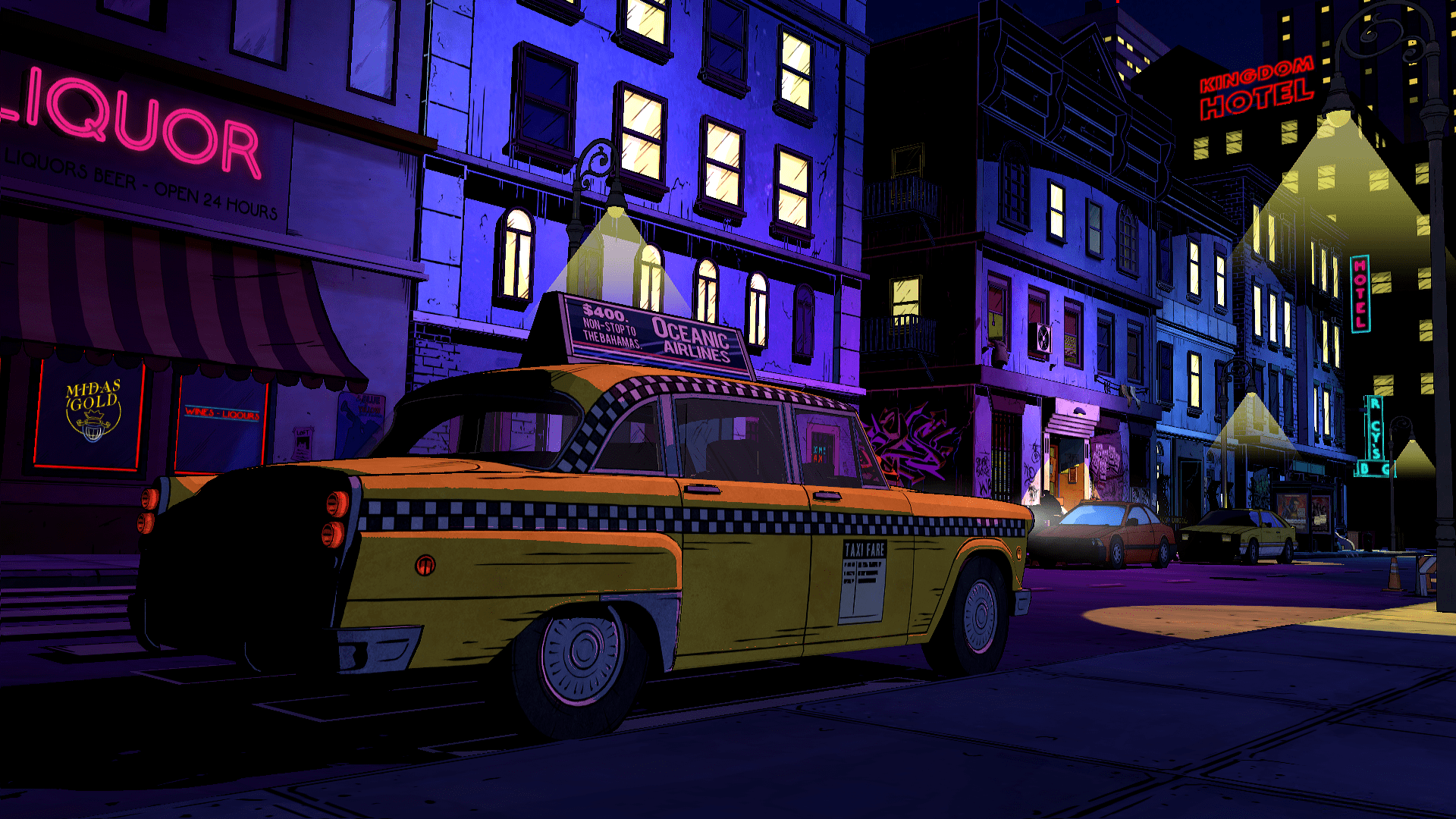 NeoNoir meets Neon (The Wolf Among Us) [1920x1080] wallpapers