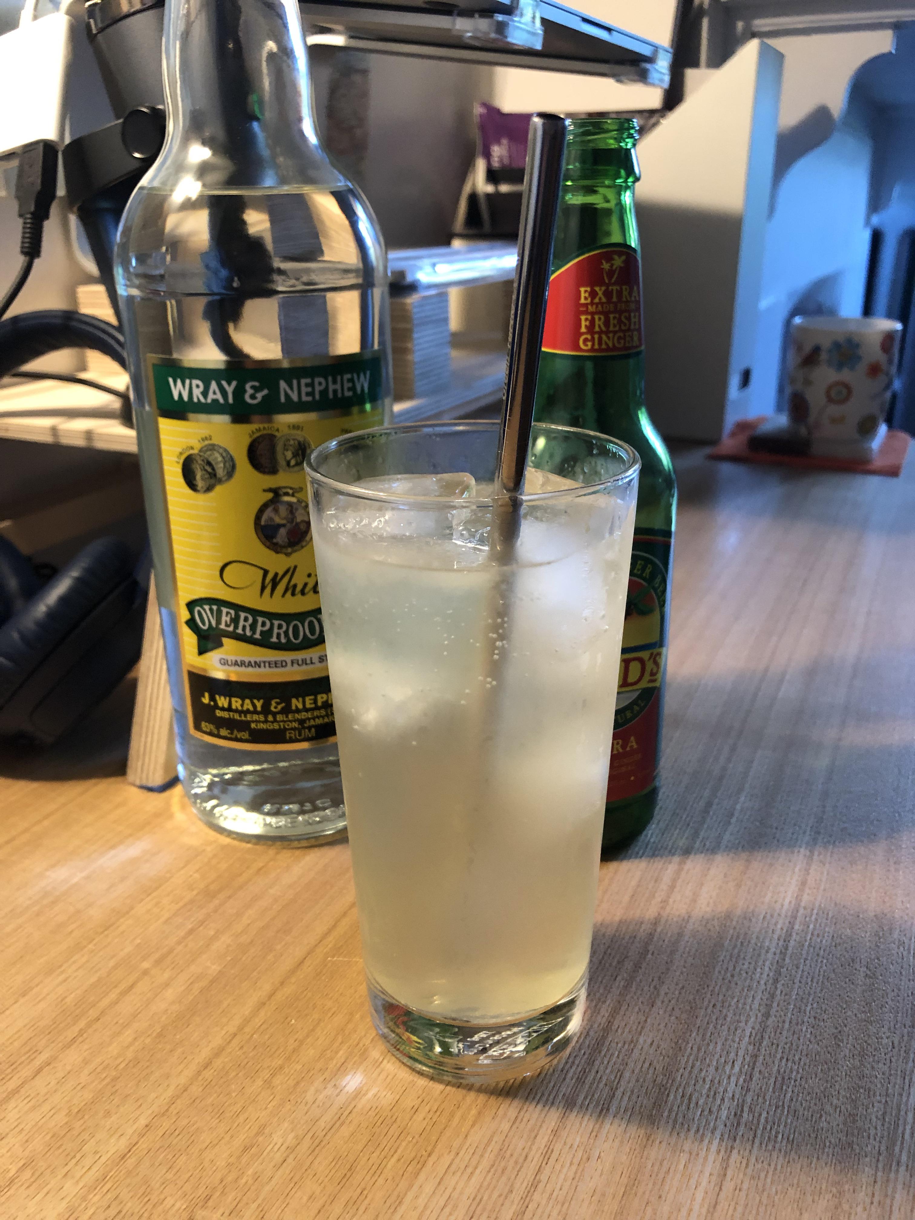 Trying out other simple mixers for this new bottle of Wray, lime and