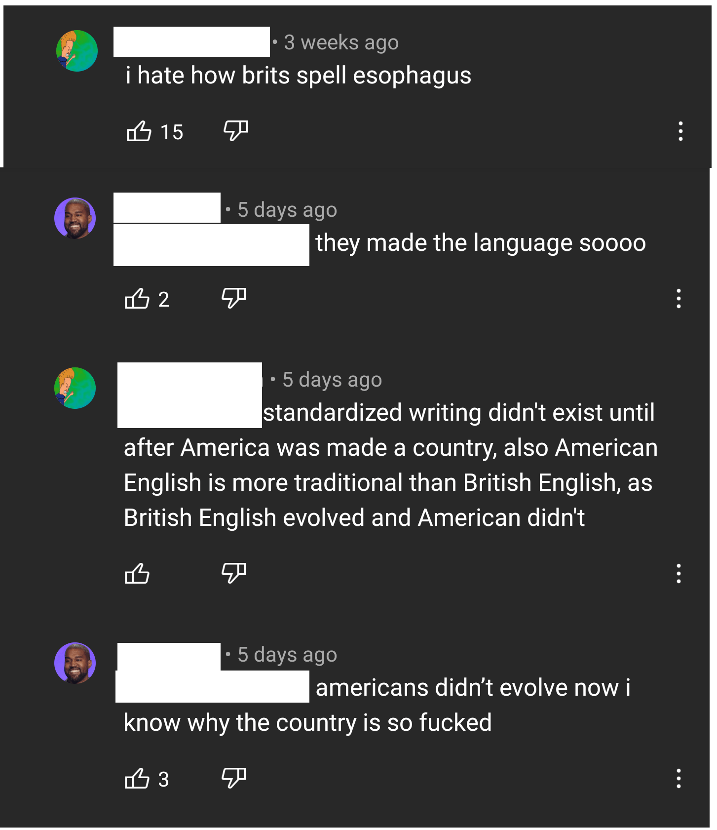 American English is more traditional than British English
