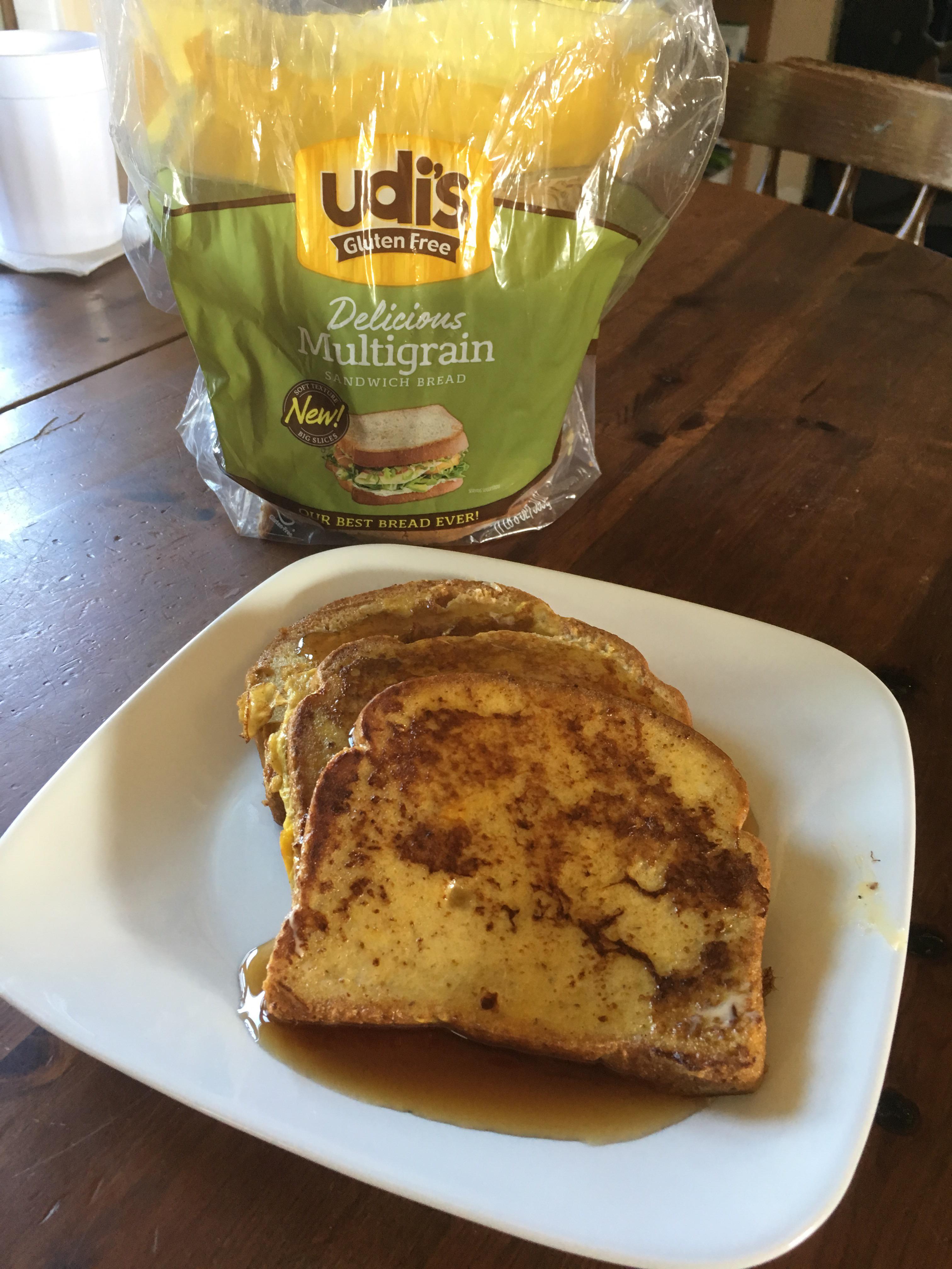 Udi’s stepping up their game. Homemade French toast r/Celiac