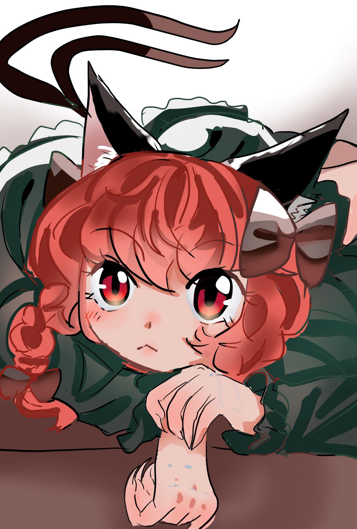 A normal cat turned into a cat and Turn back to a cat and turn into a