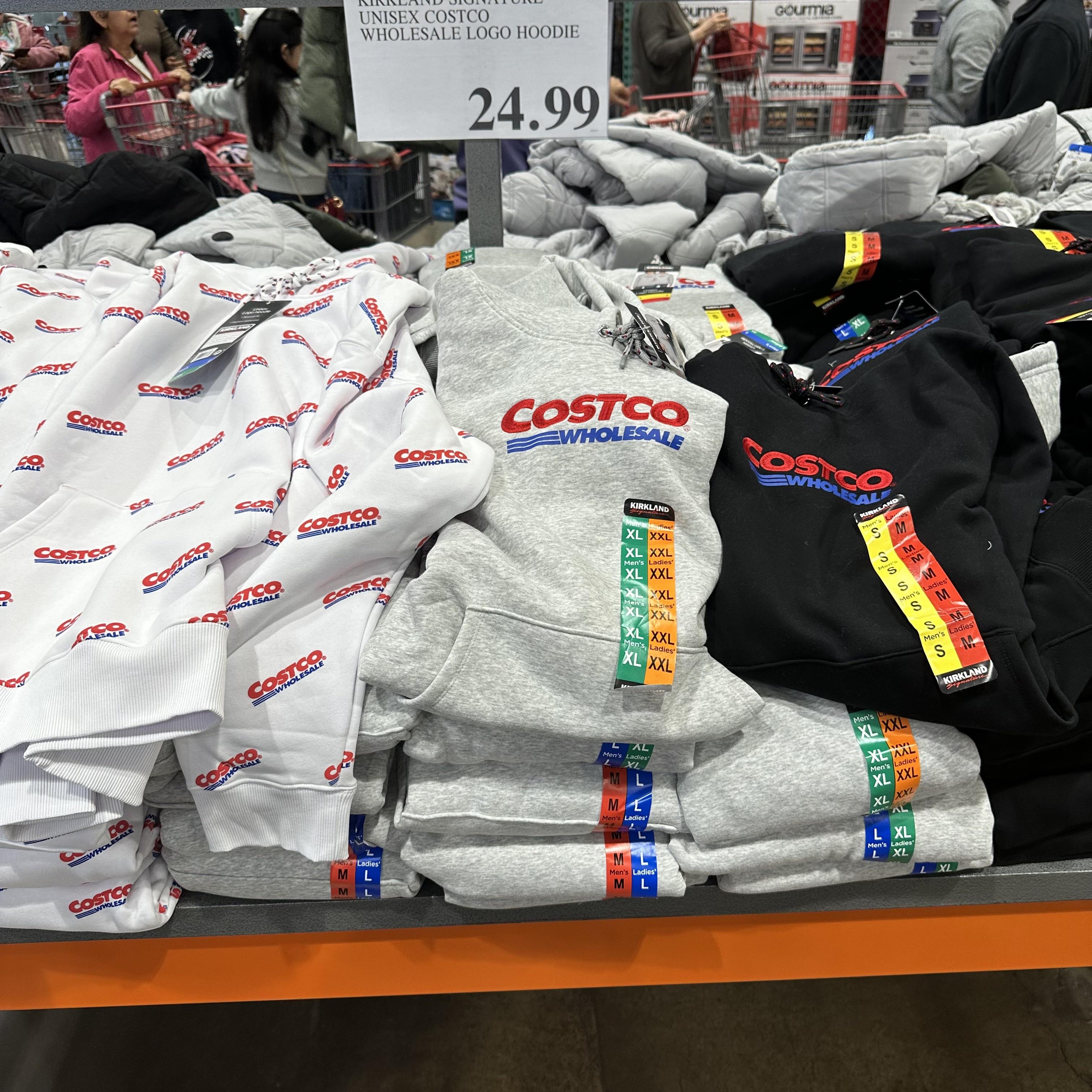 Costco Logo Hoodies found in Clifton, NJ location r/Costco