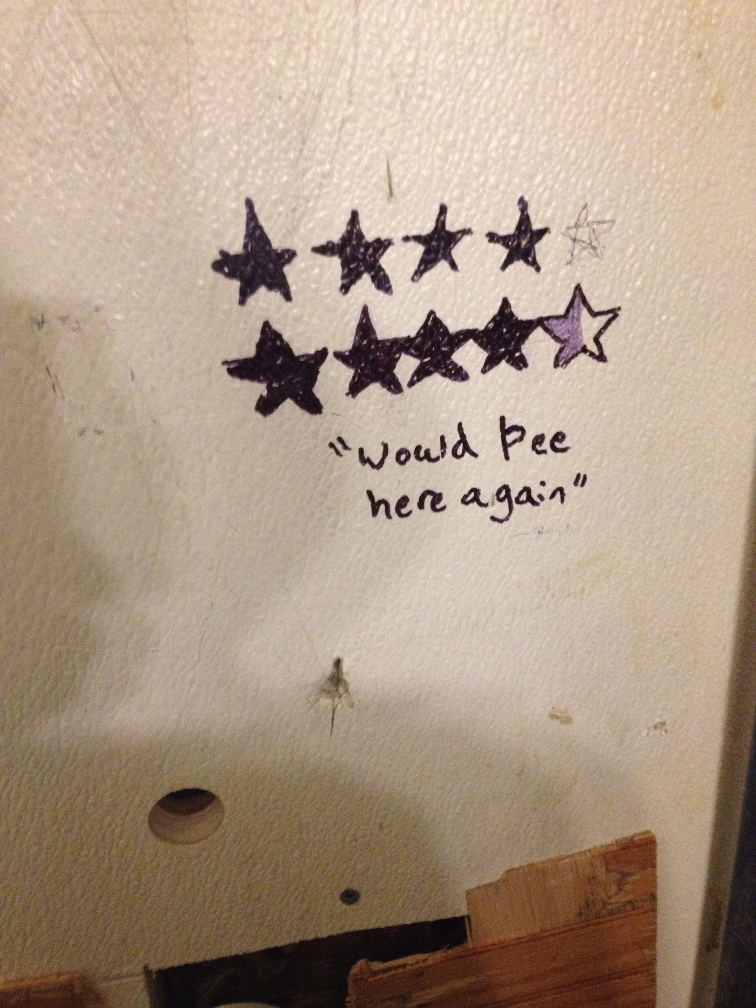 Graffiti in the bathroom. r/funny