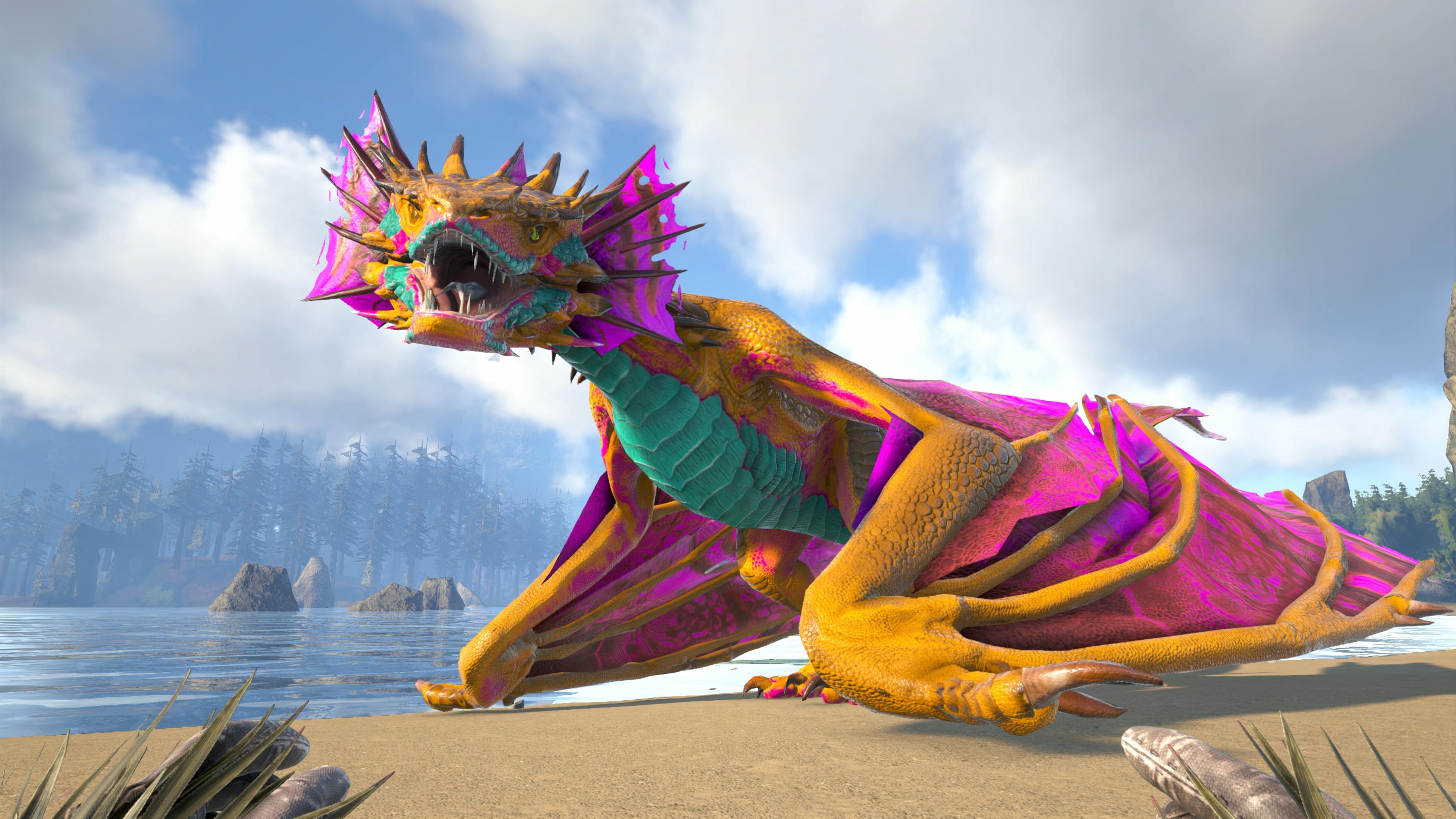 The poison wyvren always have the craziest colors r/playark