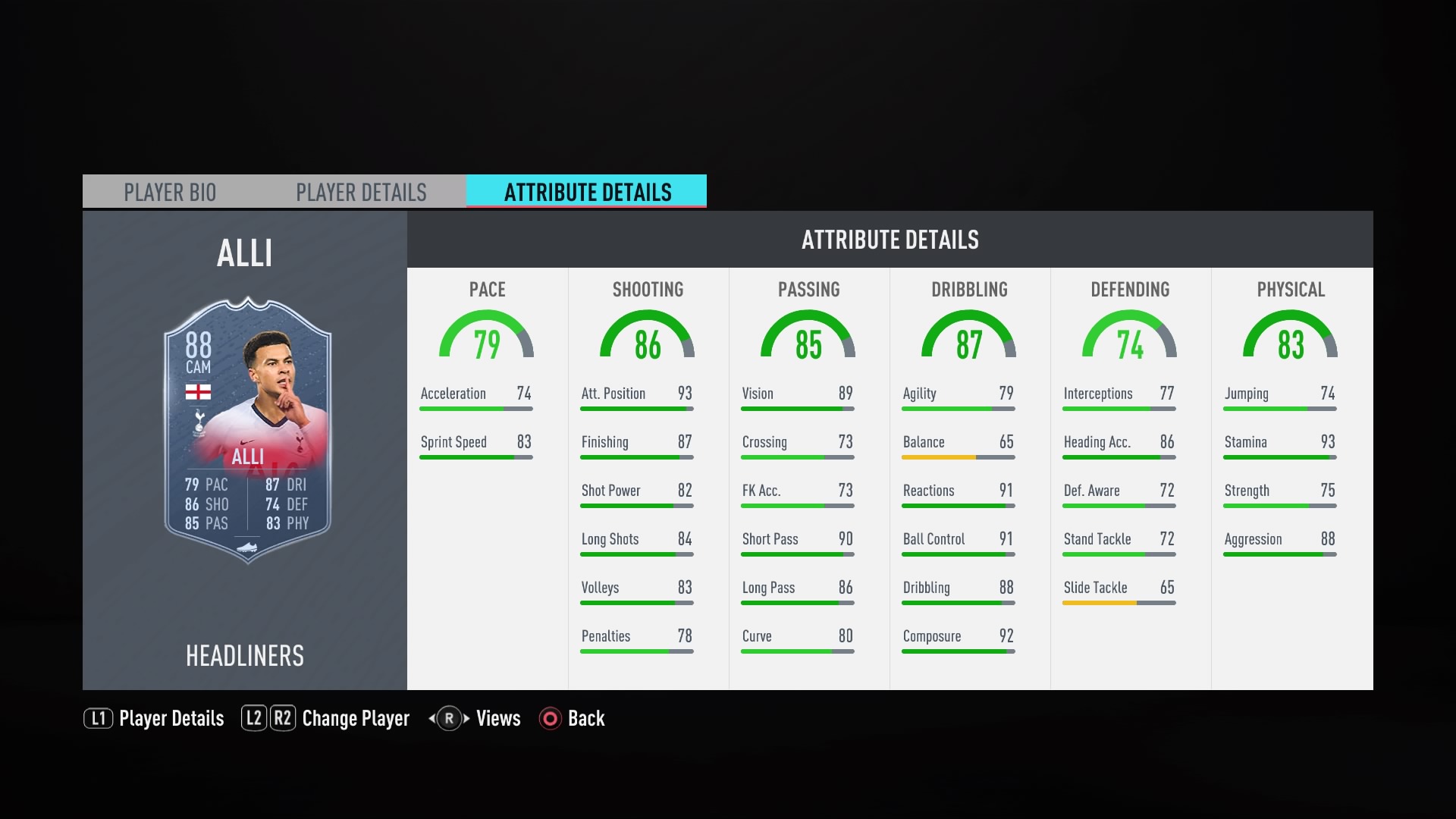 Dele Alli Headliner Upgrade (88) IGS r/FIFA