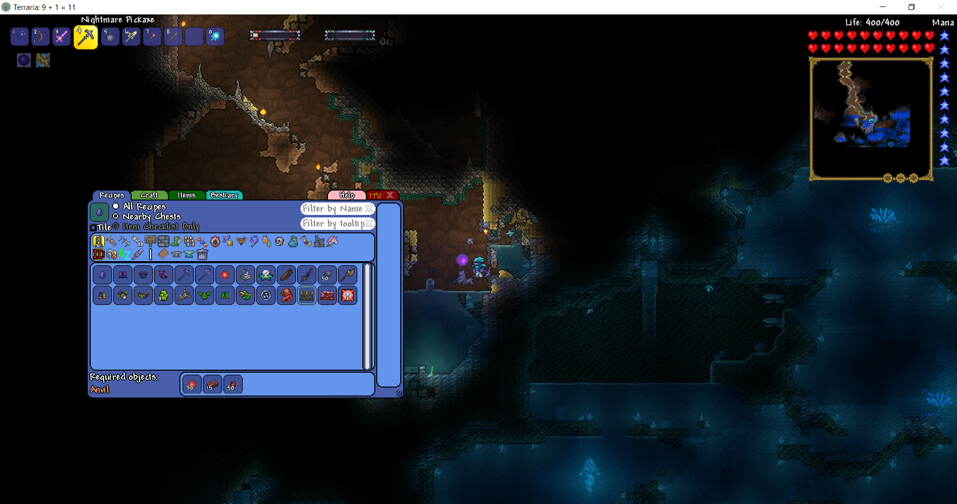 Help I can't break navystone, I just started but I have the required