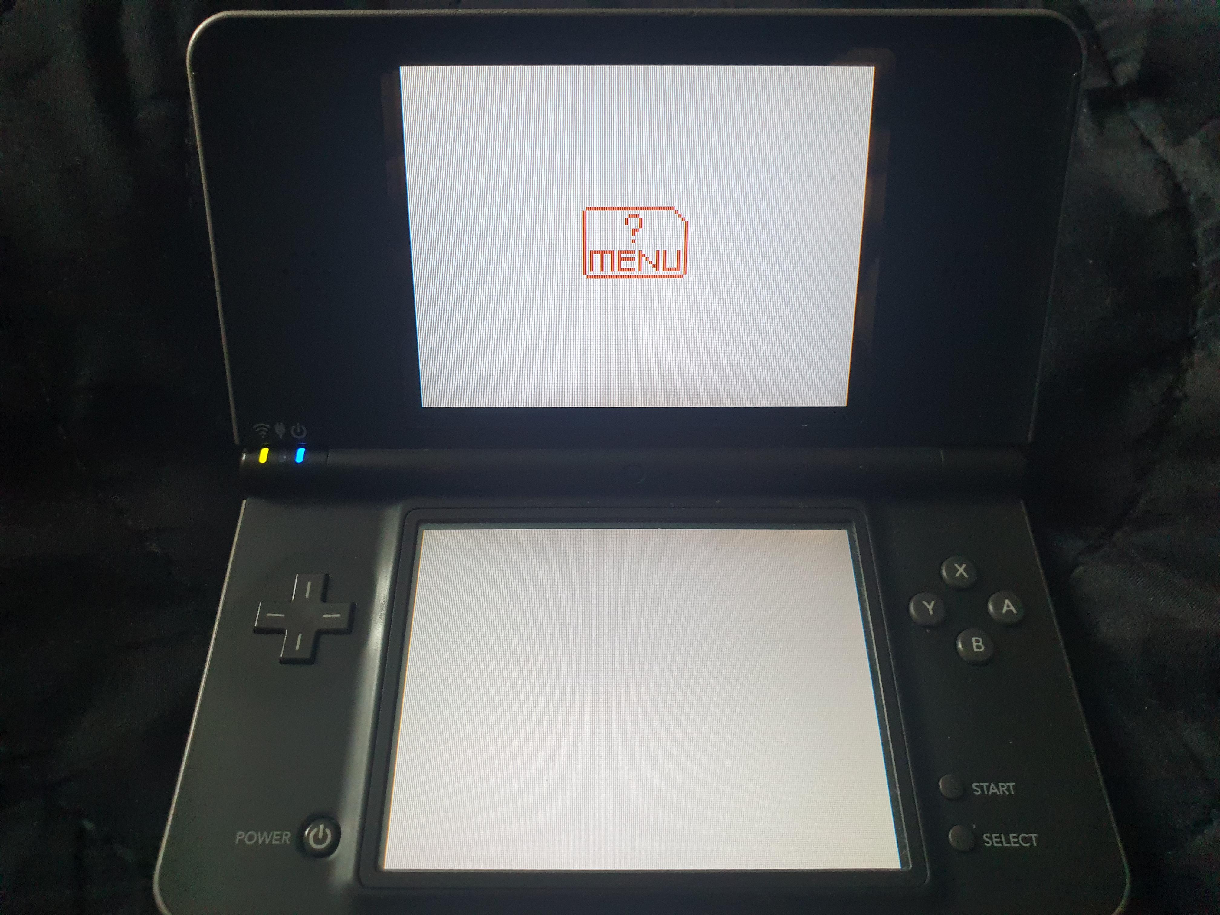 So I have put the R4 card into my Dsi and this thing comes up. What is